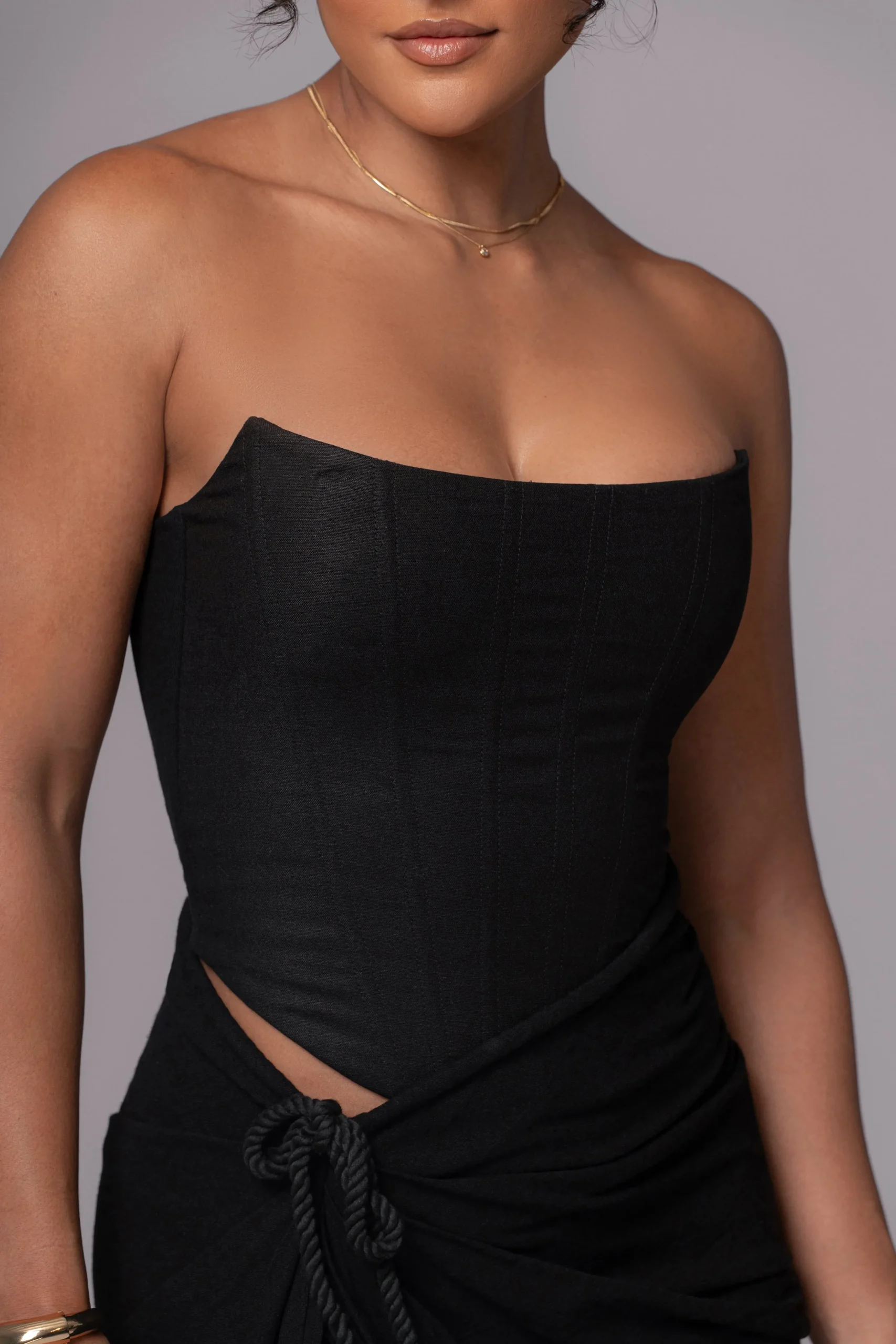 black_fenix_reversible_li_6.webp JLUXLABEL Black Fenix Reversible Linen Corset