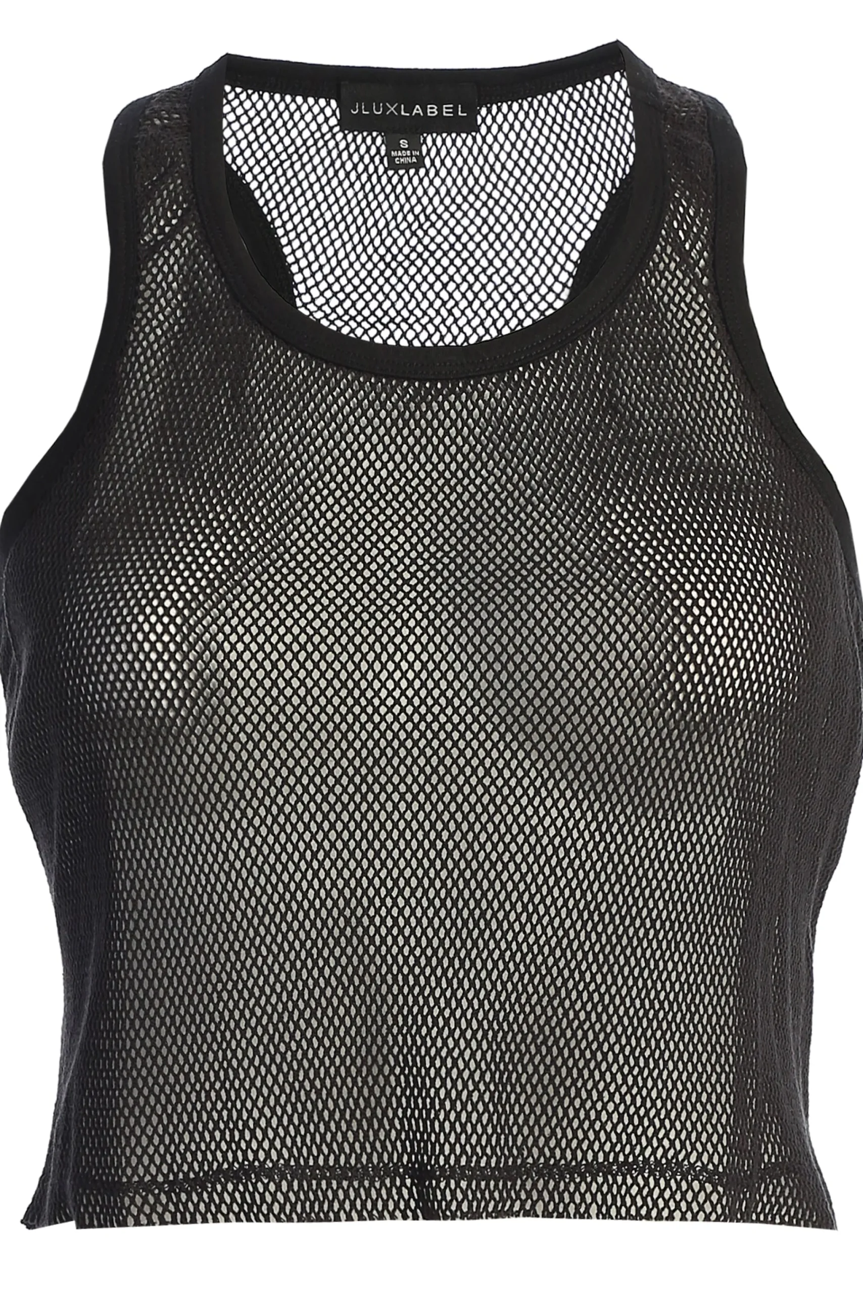 black_fishnet_crop_tank_1.webp JLUXLABEL Black Fishnet Crop Tank