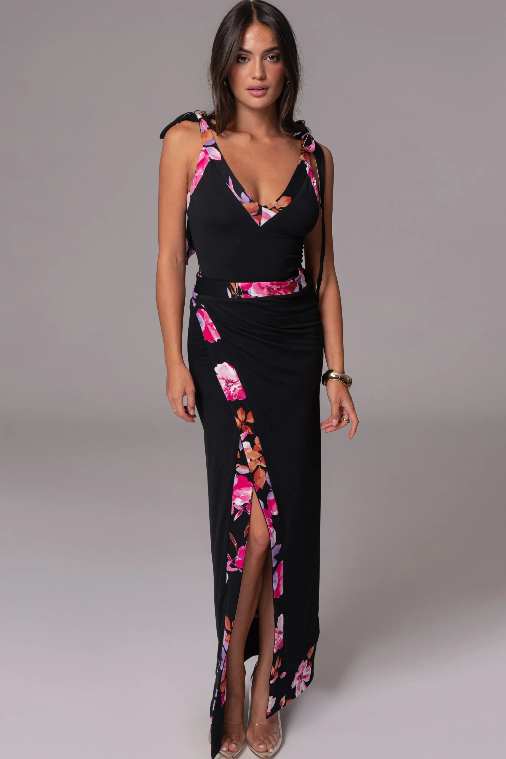 black_floral_kamie_revers_1.webp JLUXLABEL Black Floral Kamie Reversible Skirt Set