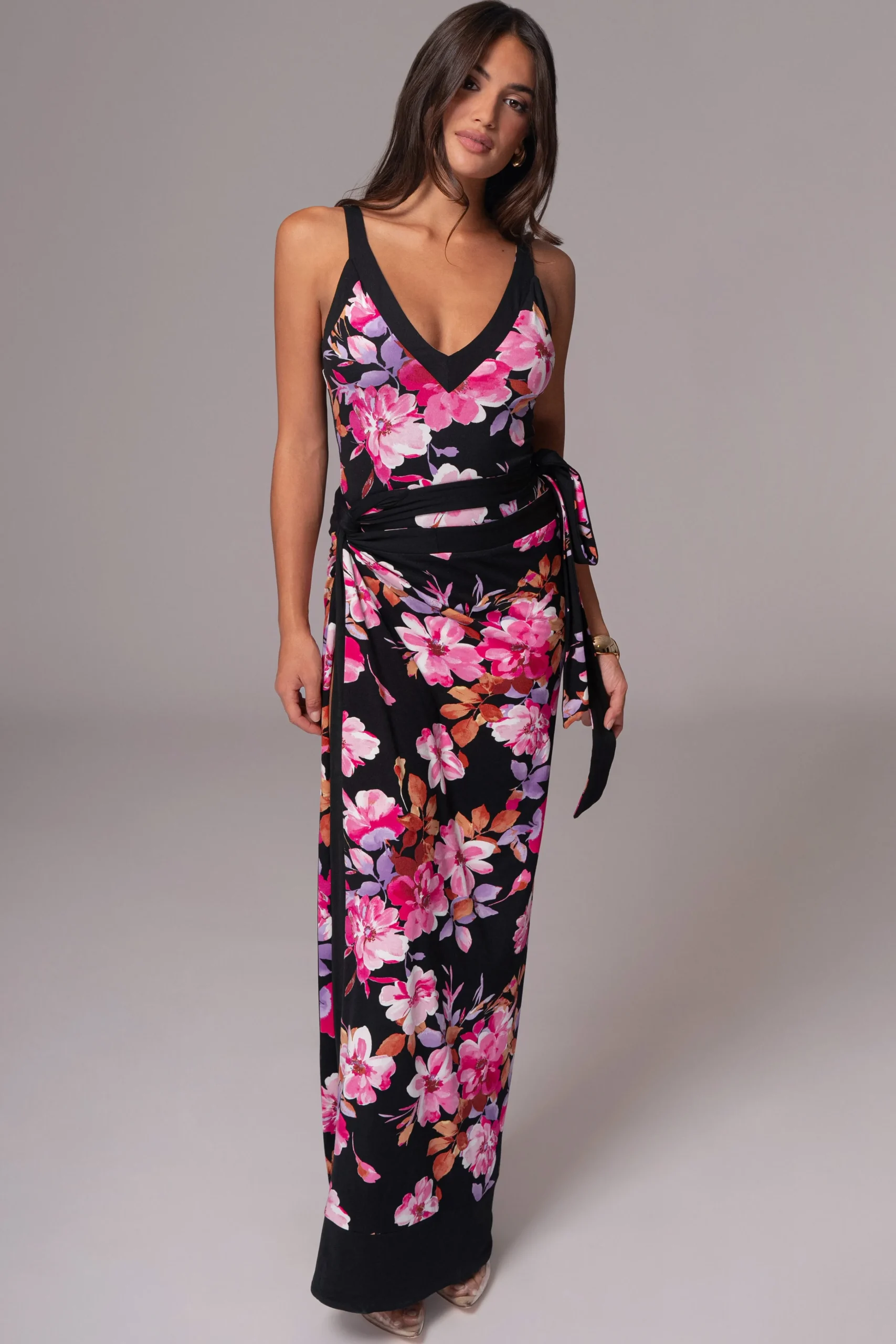black_floral_kamie_revers_11.webp JLUXLABEL Black Floral Kamie Reversible Skirt Set