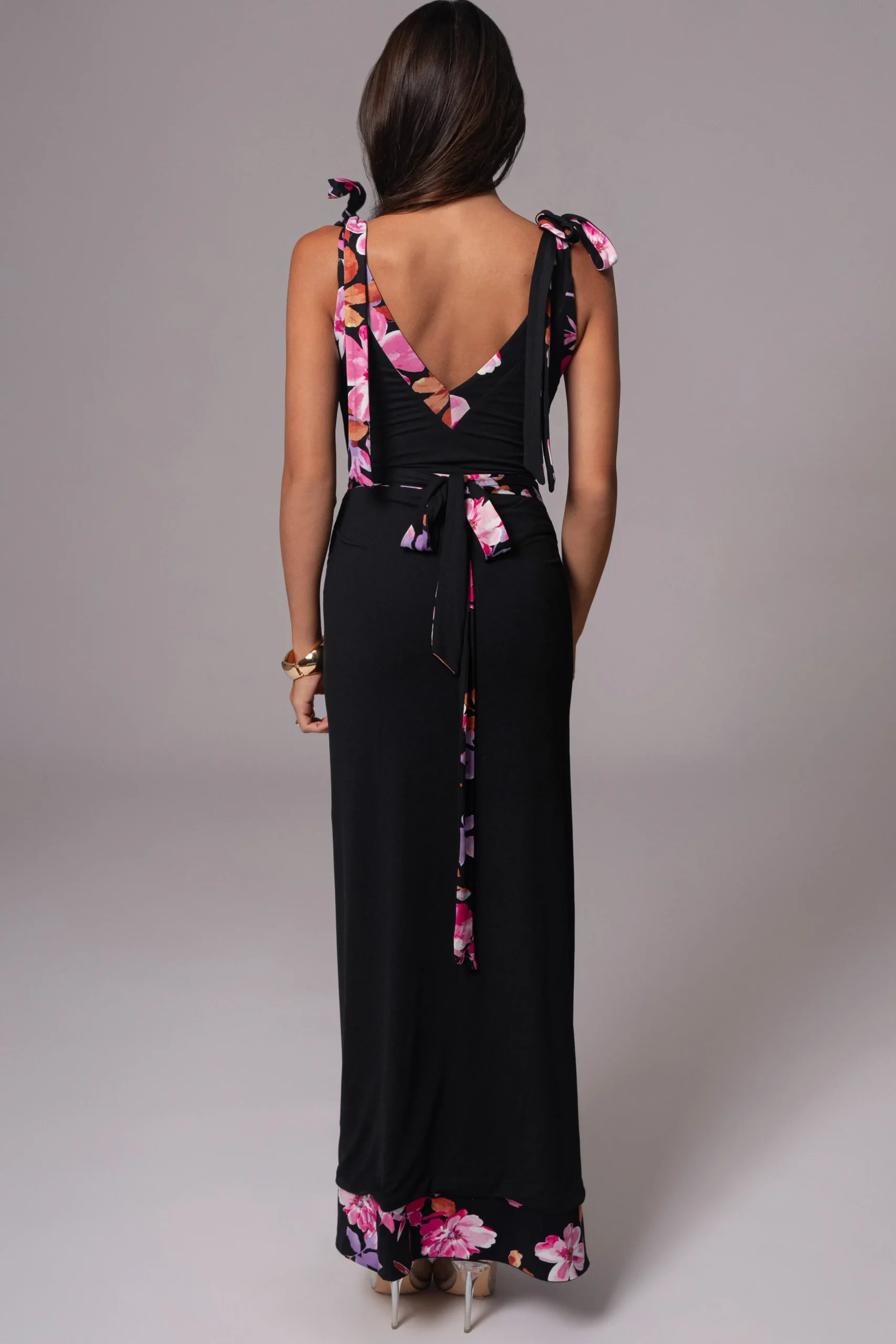 black_floral_kamie_revers_14.webp JLUXLABEL Black Floral Kamie Reversible Skirt Set
