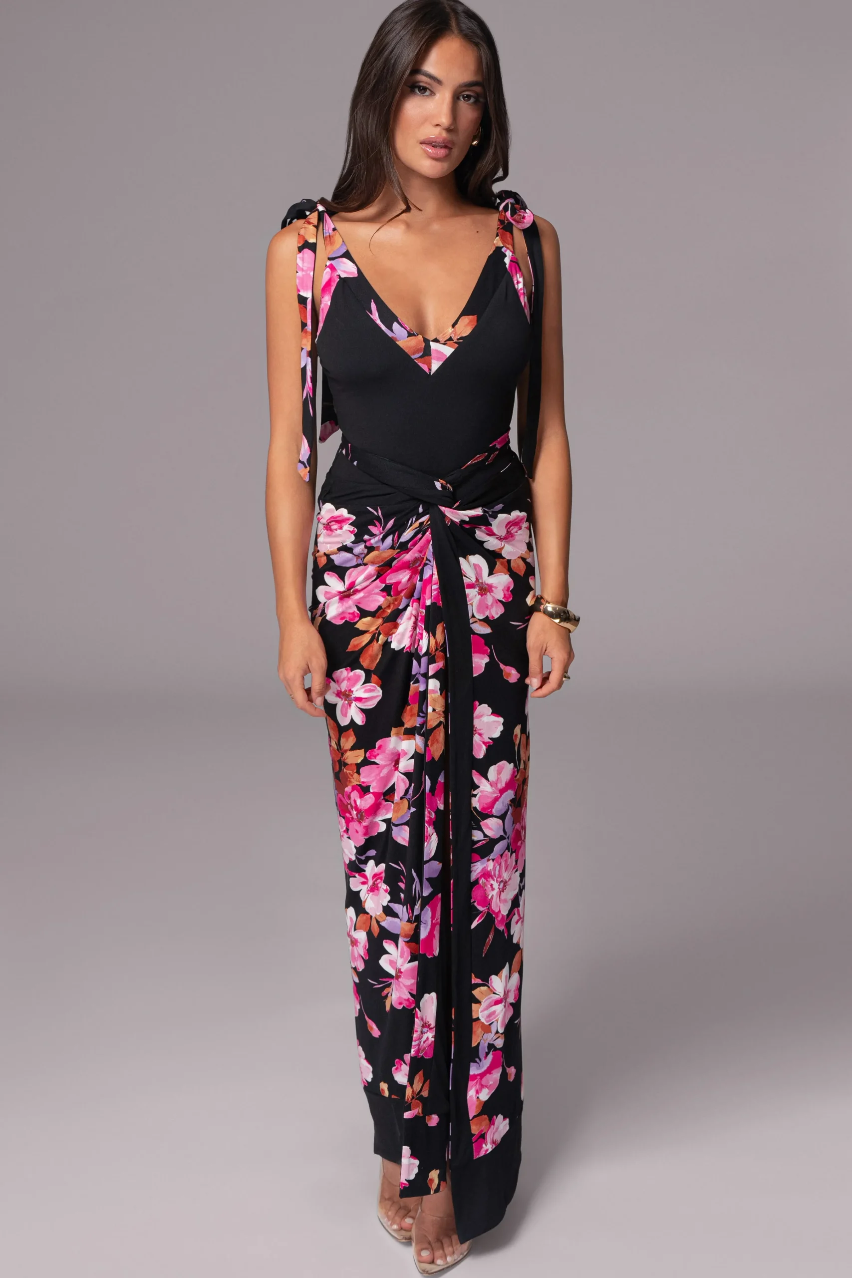 black_floral_kamie_revers_4.webp JLUXLABEL Black Floral Kamie Reversible Skirt Set