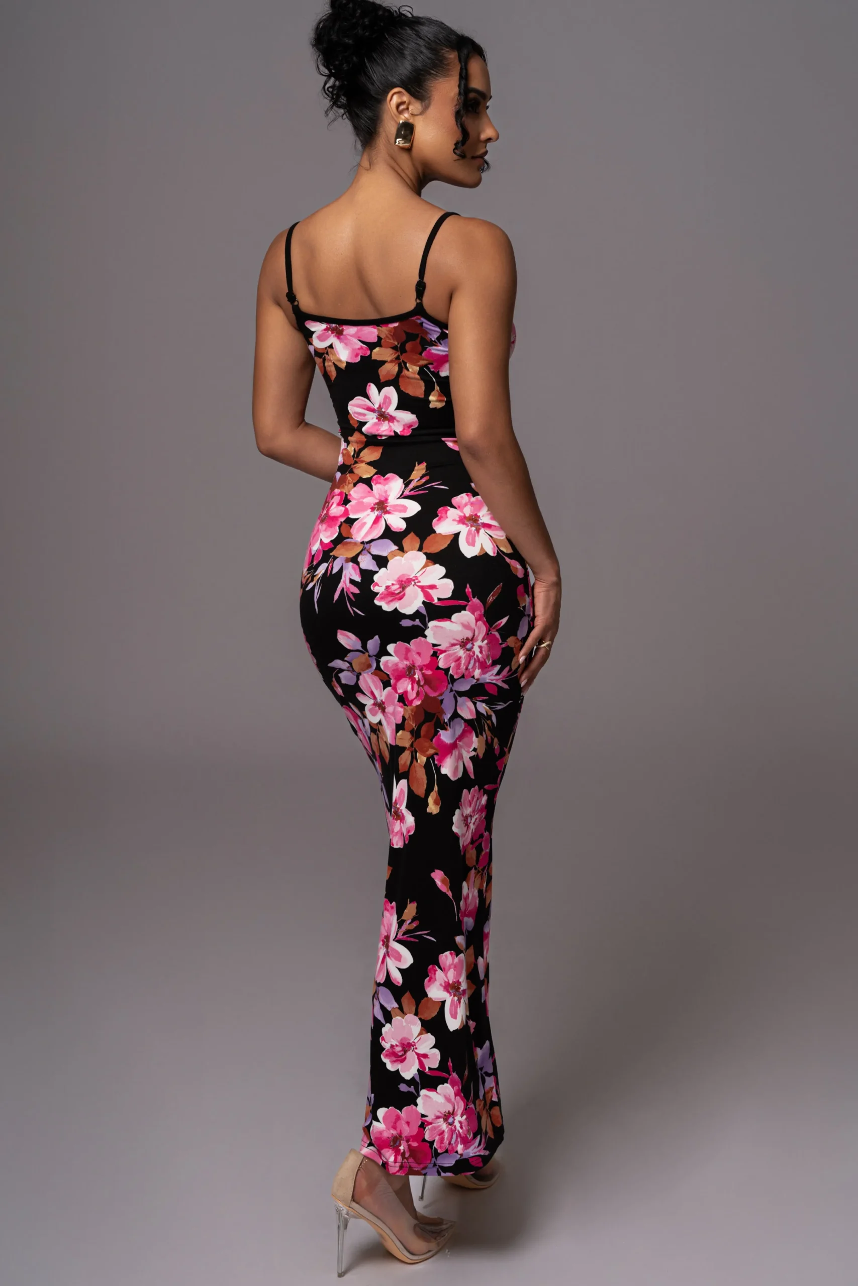black_floral_smooth_simpl_4.webp JLUXLABEL Black Floral Smooth Simplicity Maxi Dress