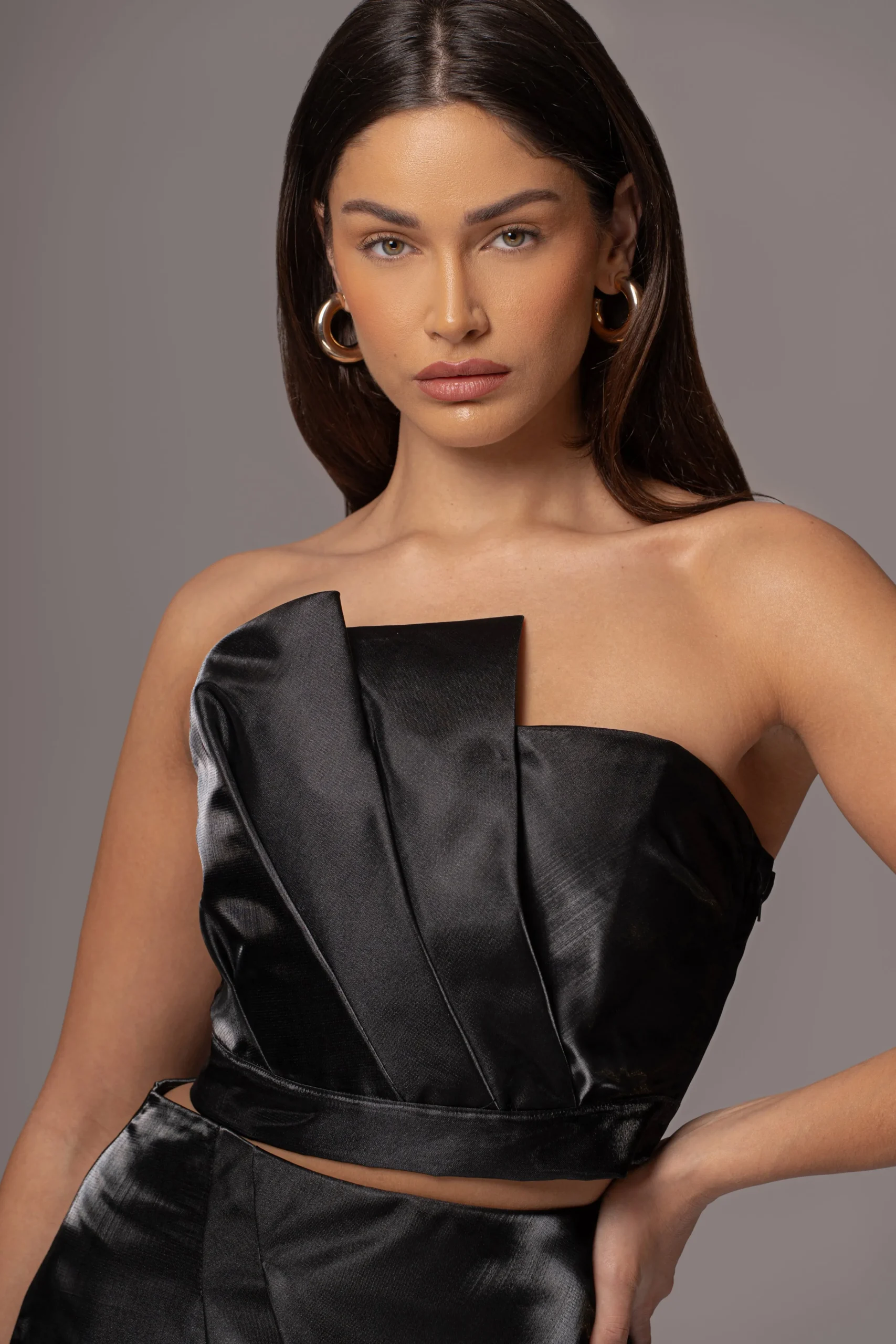 black_gala_pleated_top_5.webp JLUXLABEL Black Gala Pleated Top