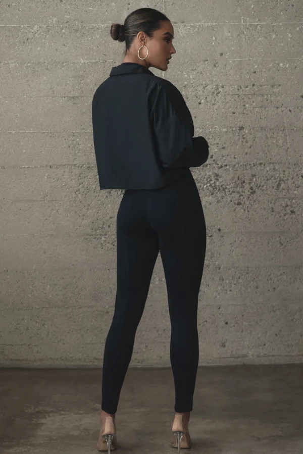 JLUXLABEL Black Galilea High Neck Jumpsuit