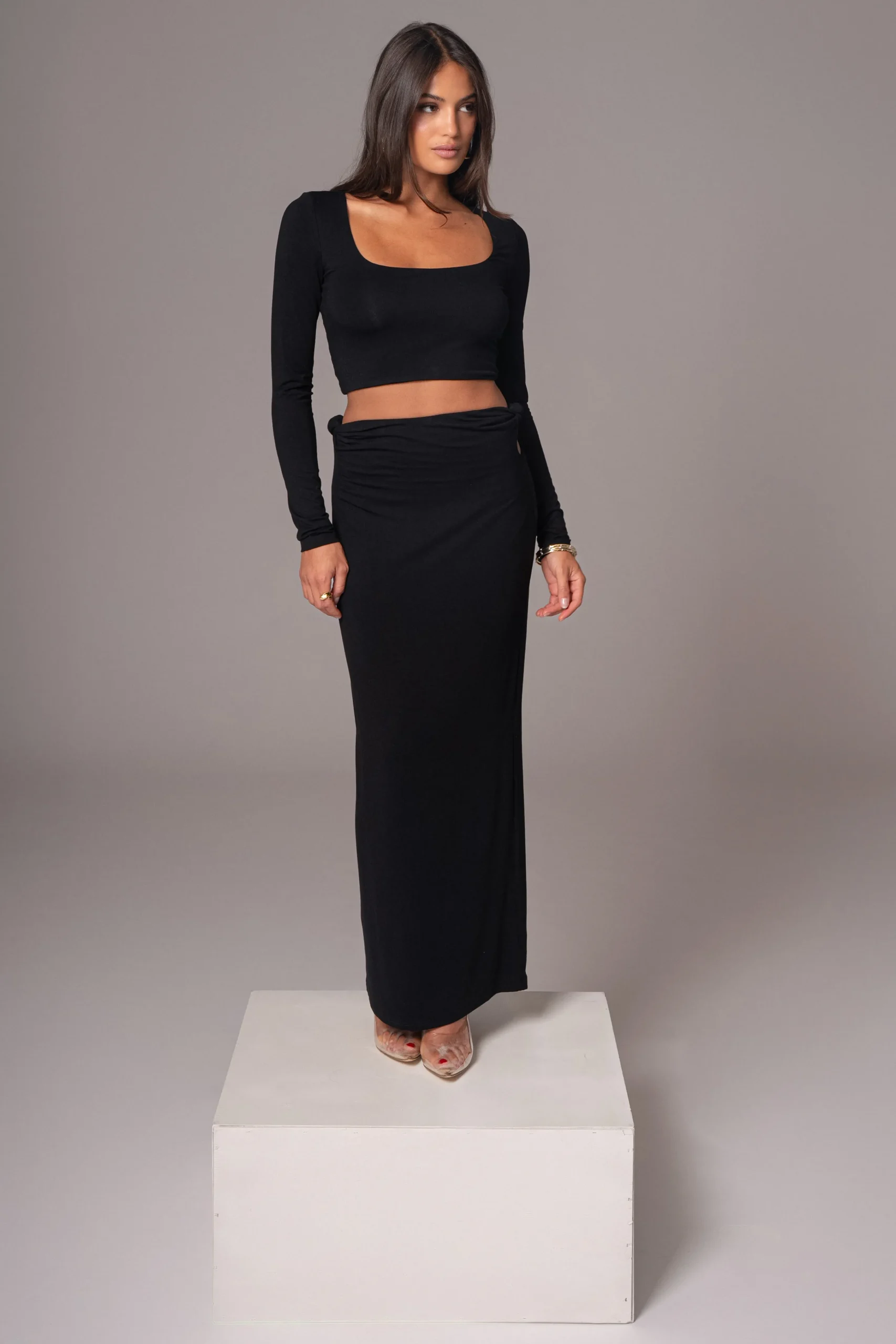black_geneva_skirt_set_3.webp JLUXLABEL Black Geneva Skirt Set