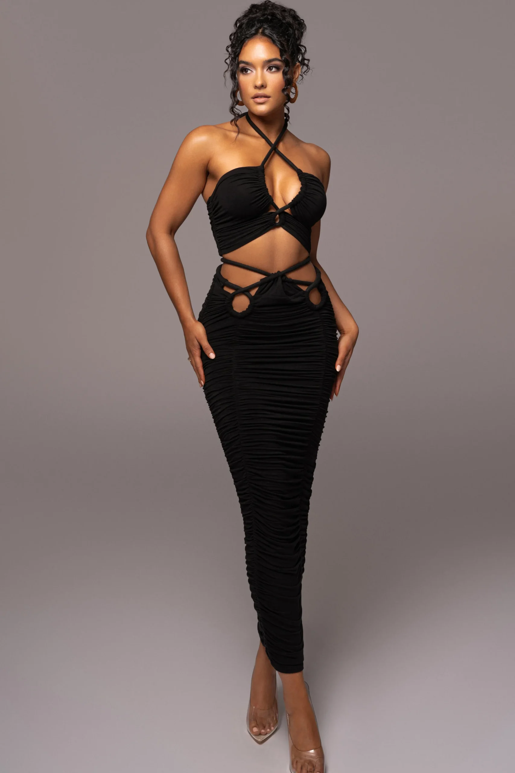 black_go_the_distance_ski_0.webp JLUXLABEL Black Go The Distance Skirt Set
