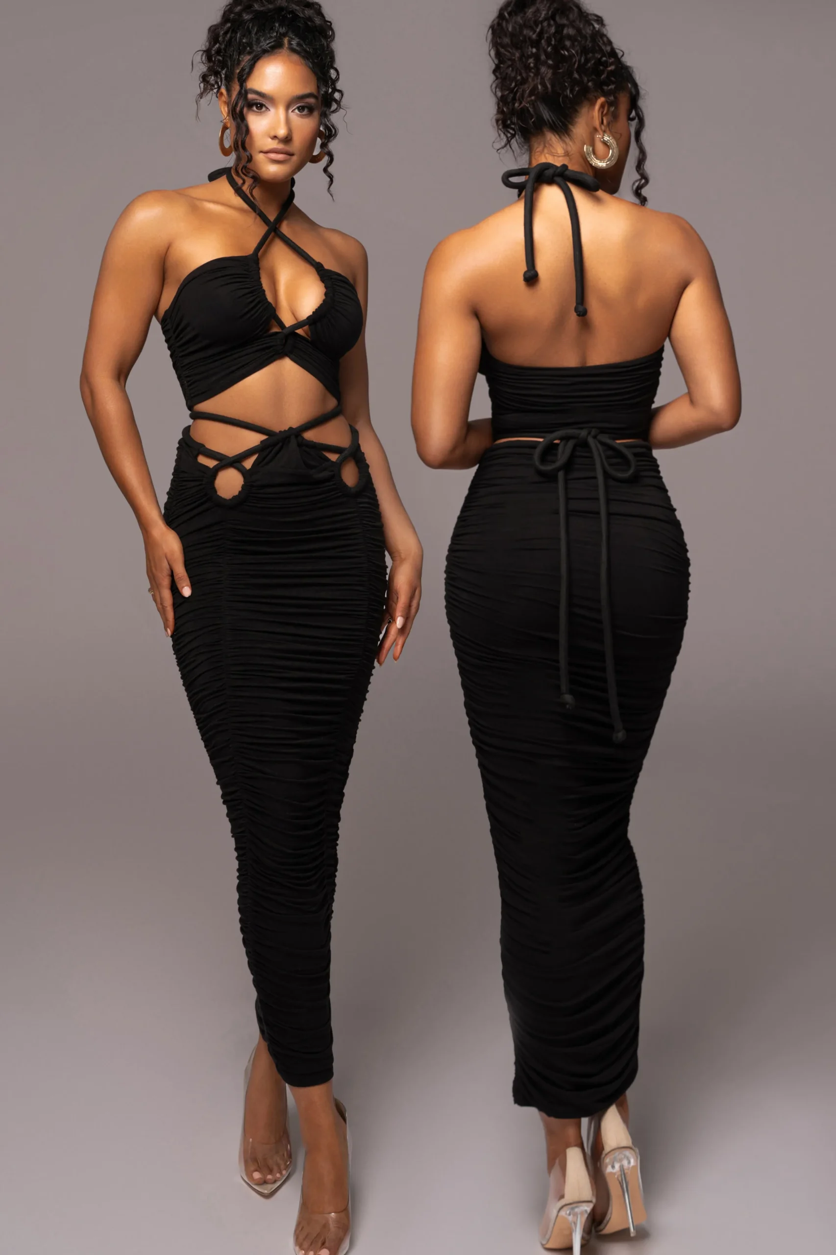 black_go_the_distance_ski_2.webp JLUXLABEL Black Go The Distance Skirt Set