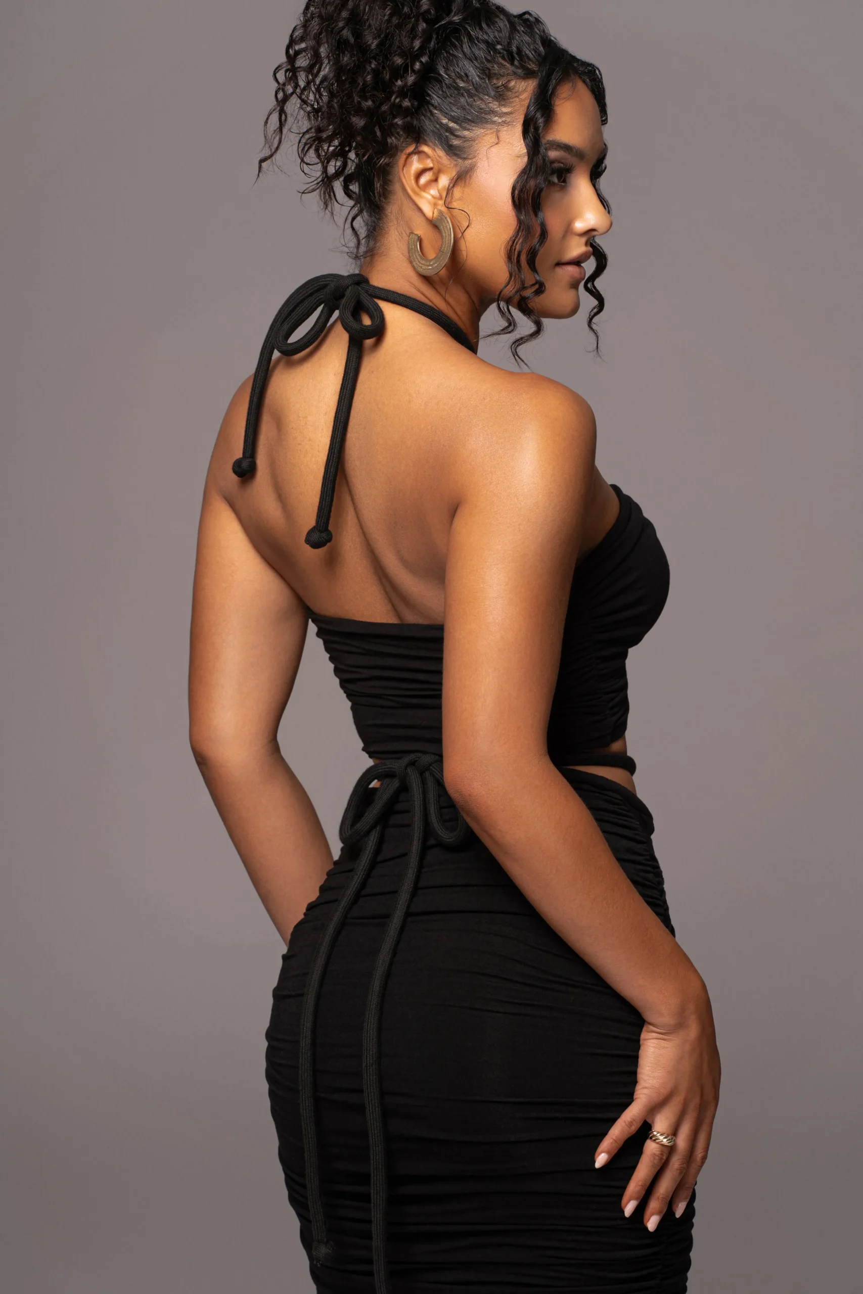 black_go_the_distance_ski_7.webp JLUXLABEL Black Go The Distance Skirt Set
