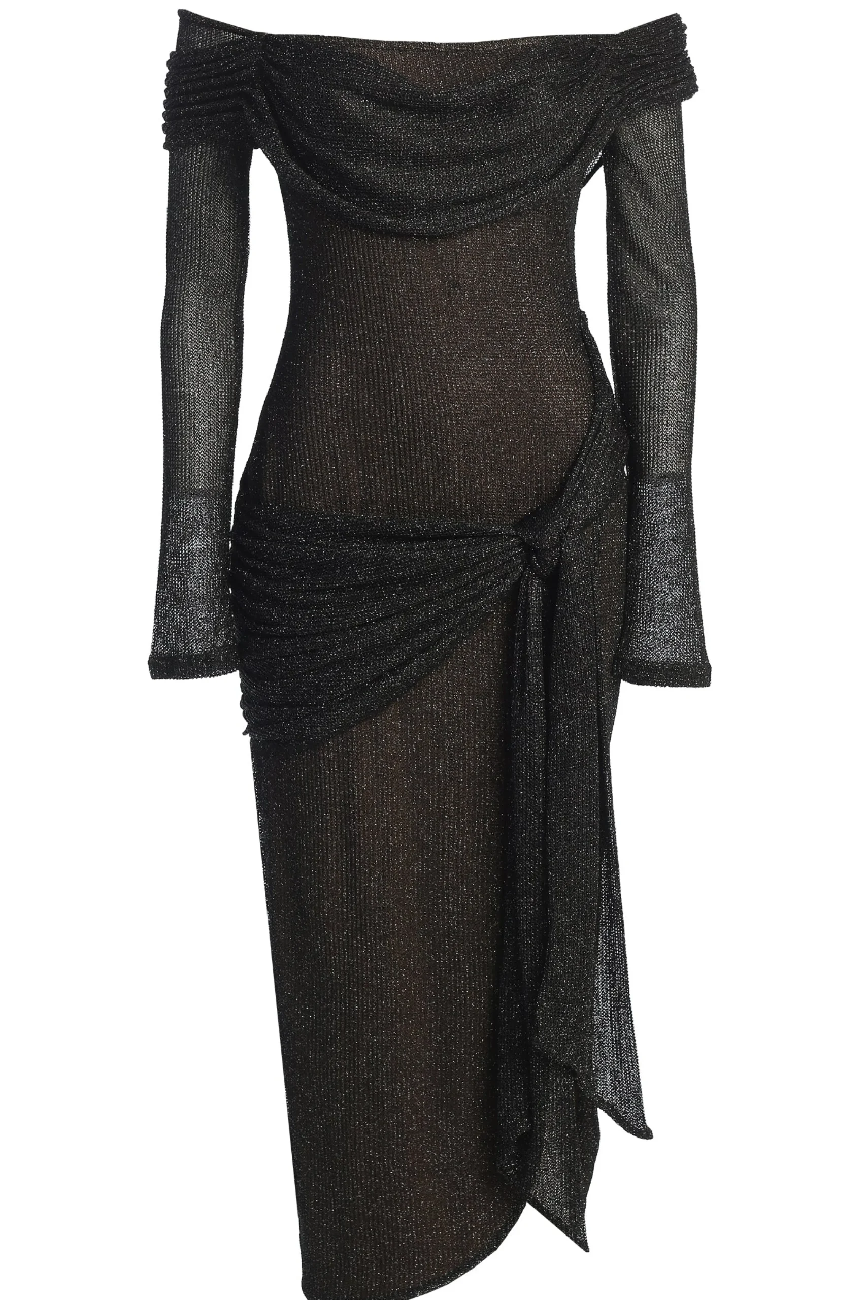 black_island_elegance_dra_4.webp JLUXLABEL Black Island Elegance Drape Dress