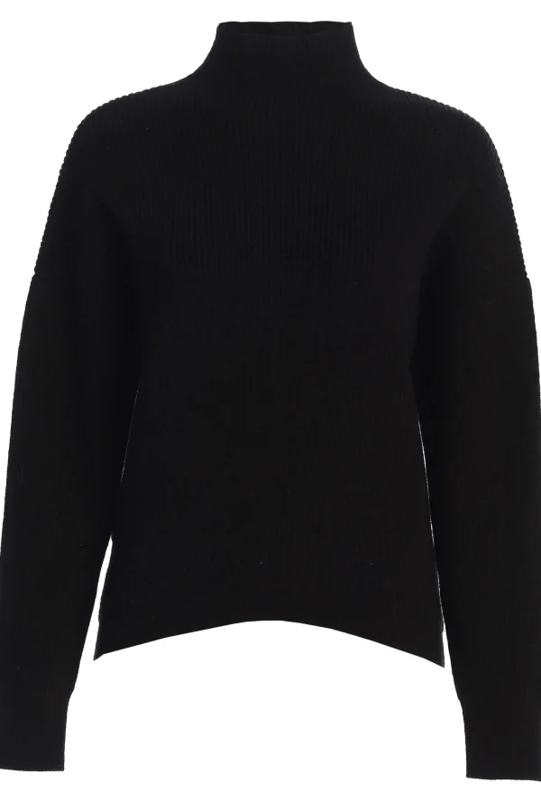 JLUXLABEL Black Jenni Turtleneck Sweater Top