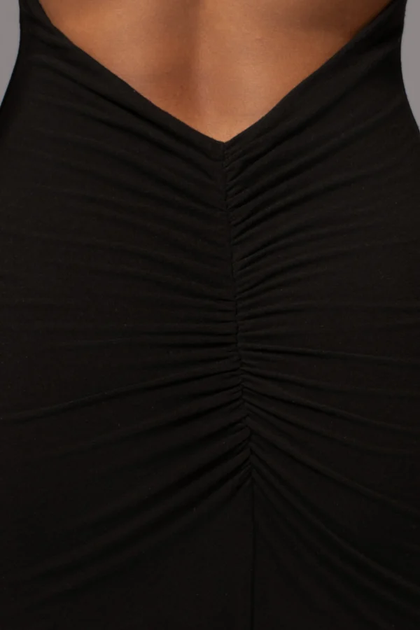 JLUXLABEL Black JLUXBASIX FRONT AND CENTER MAXI DRESS