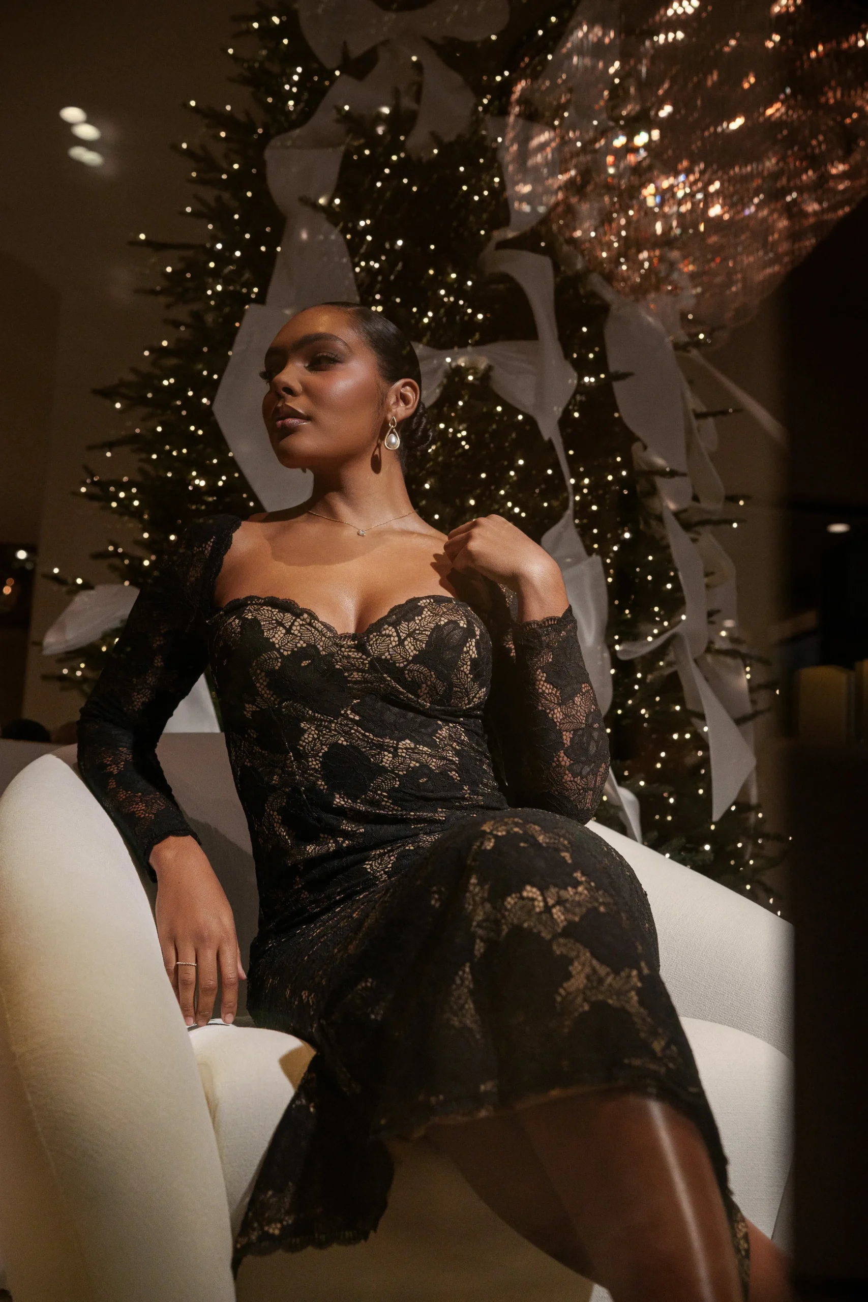 black_lace_sweetheart_max_5.webp JLUXLABEL Black Lace Sweetheart Maxi Dress