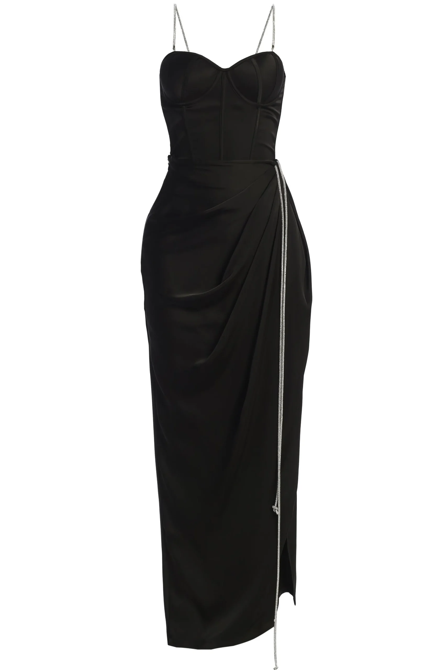 black_leo_matte_satin_bus_2.webp JLUXLABEL Black Leo Matte Satin Bustier