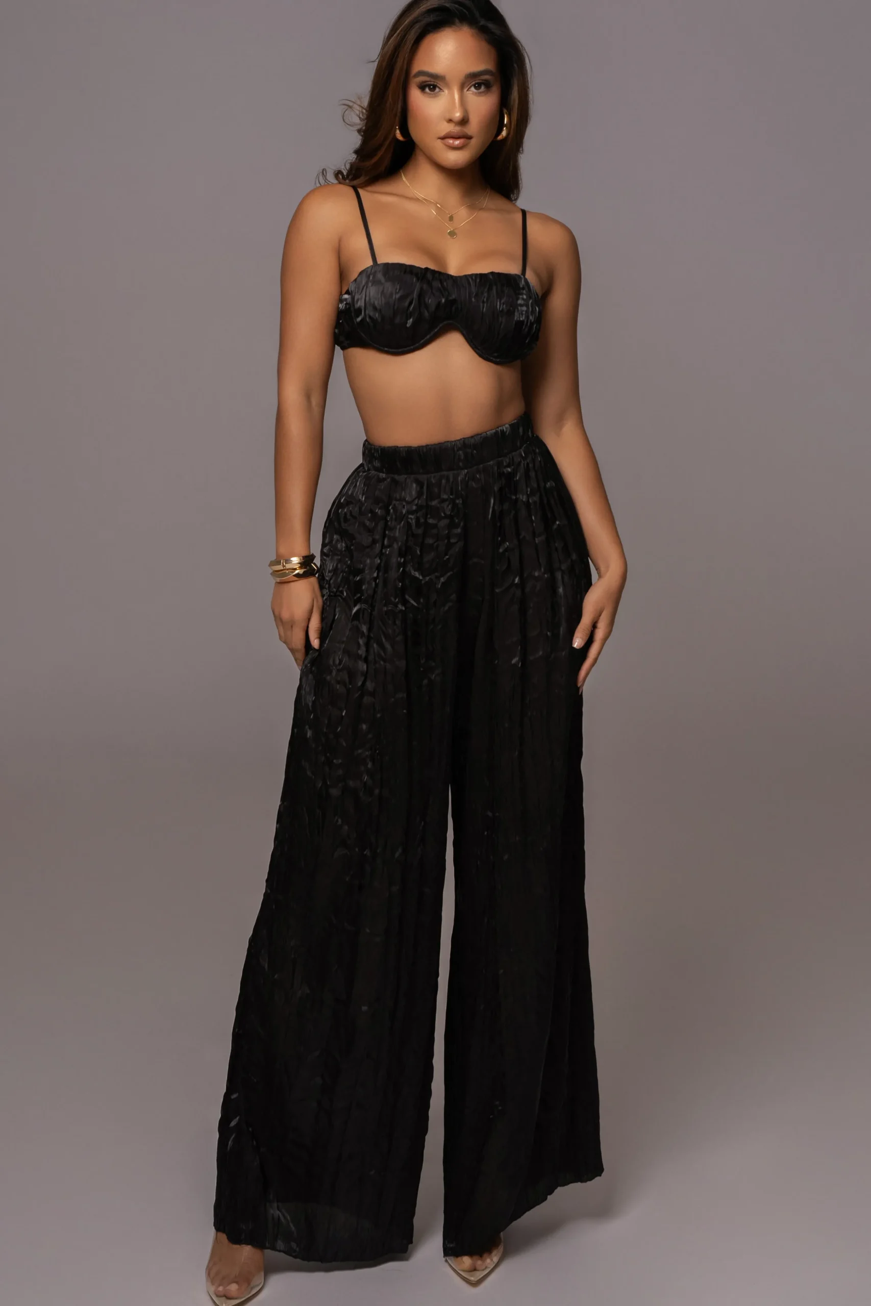 black_lets_get_away_satin_0.webp JLUXLABEL Black Lets Get Away Satin Pant Set