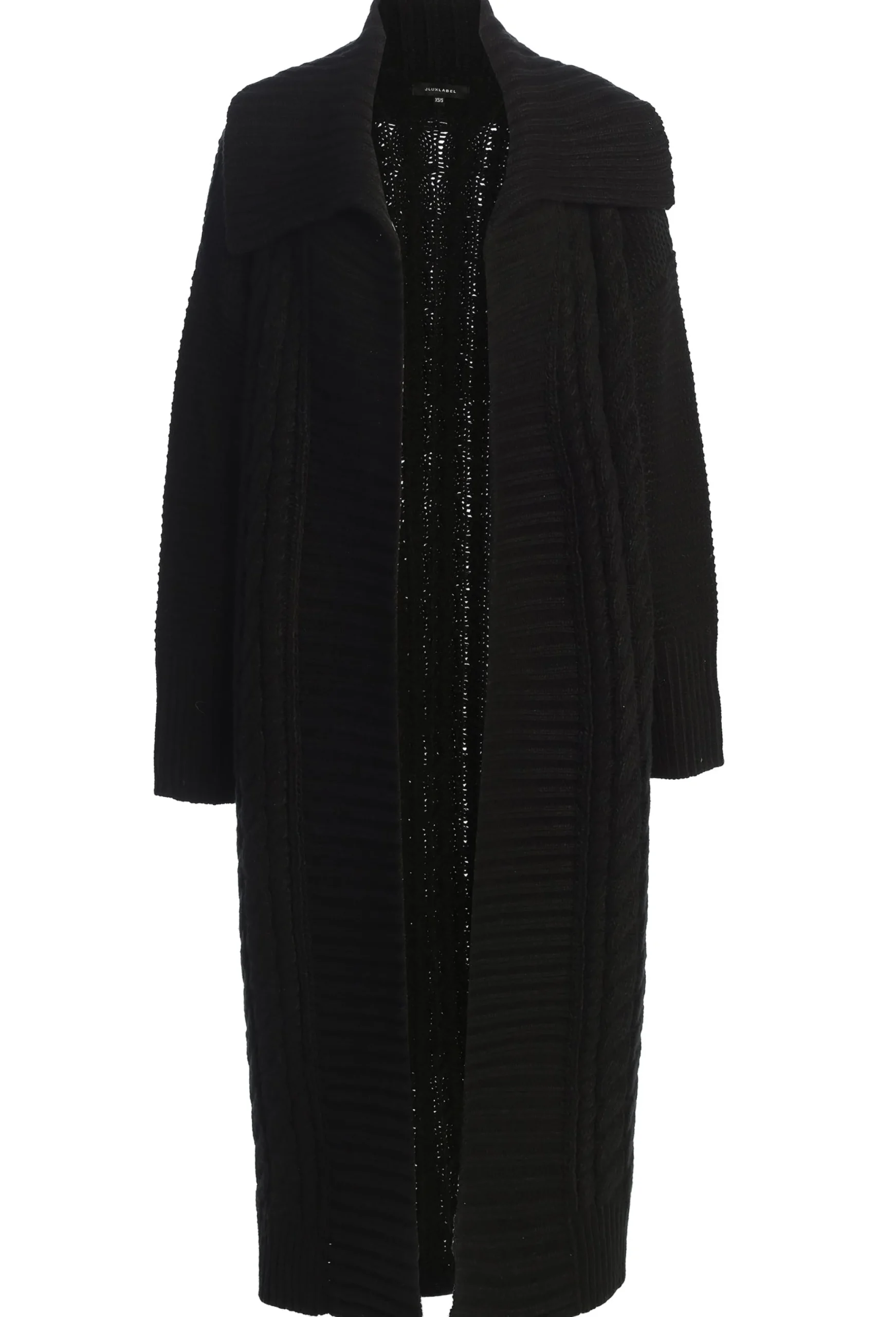 black_malinda_sweater_kni_1.webp JLUXLABEL Black Malinda Sweater Knit Cardigan