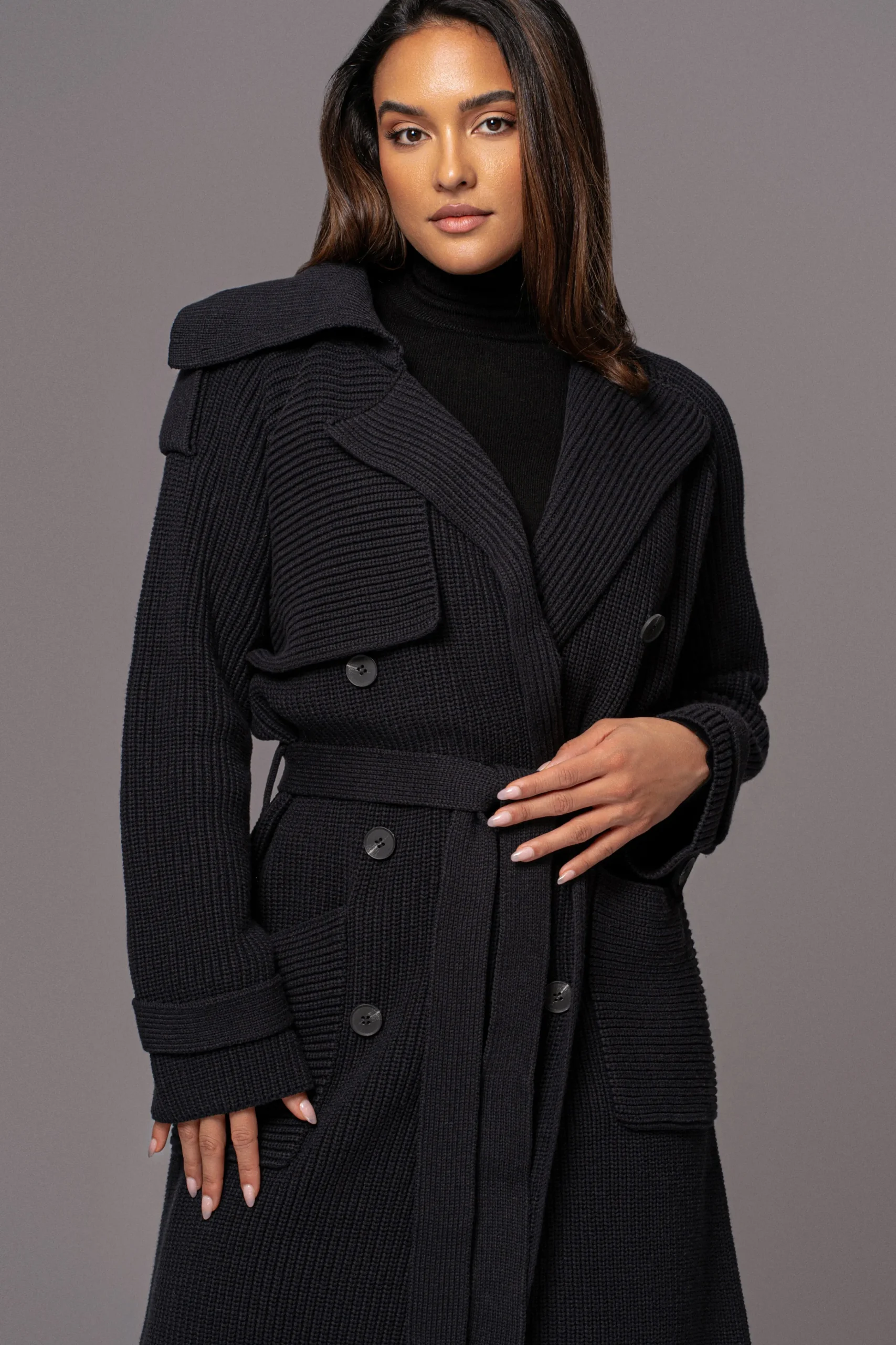 black_maxinne_knit_coat_3.webp JLUXLABEL Black Maxinne Knit Coat