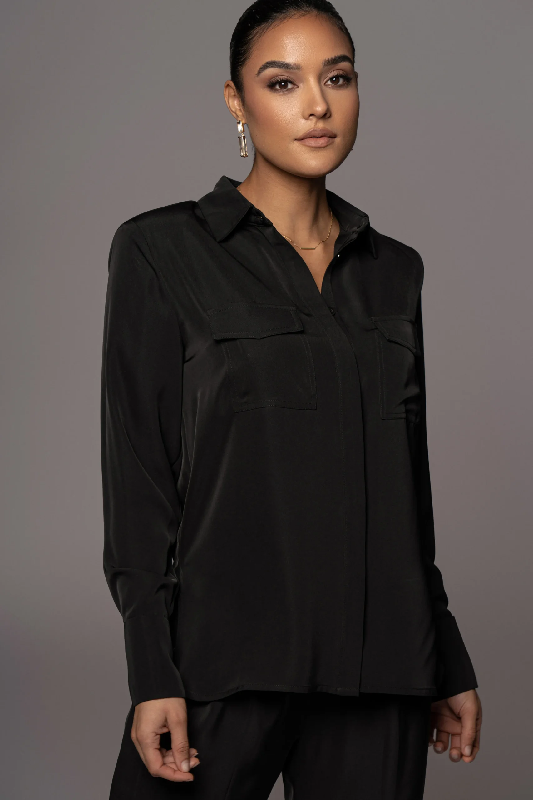 black_misty_button_up_2.webp JLUXLABEL Black Misty Button Up