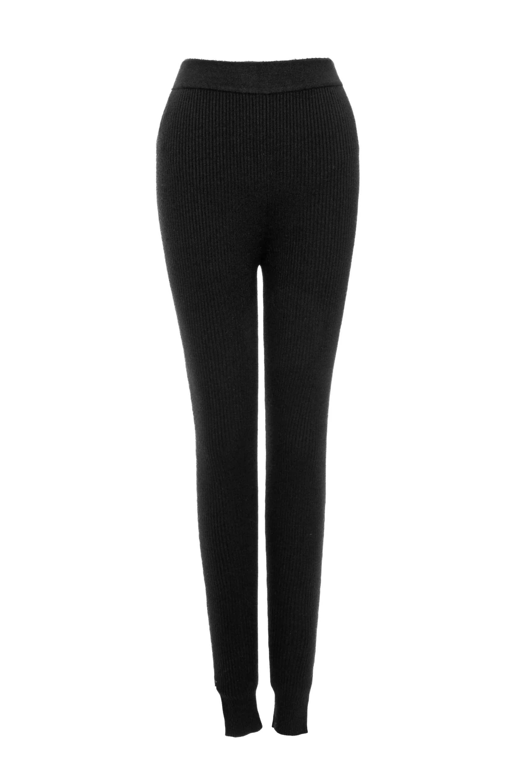 black_naaya_ribbed_leggin_1.webp JLUXLABEL Black Naaya Ribbed Leggings