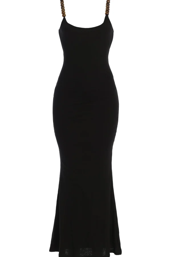 JLUXLABEL Black Nautical Escape Maxi Dress
