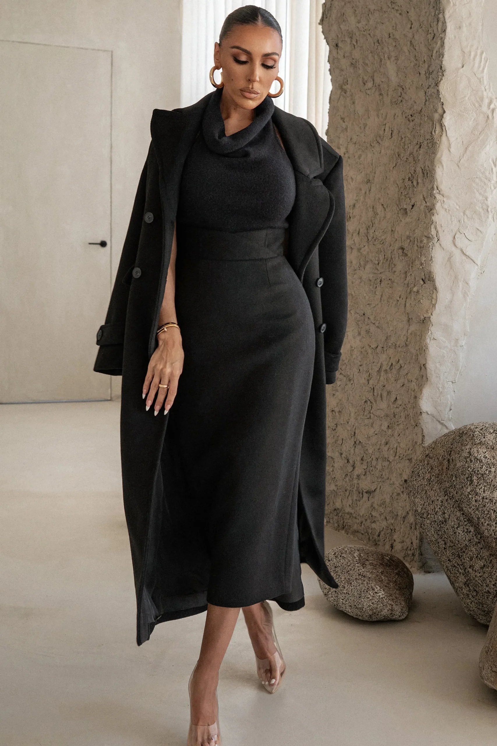 black_nostalgia_high_wais_3.webp JLUXLABEL Black Nostalgia High Waist Skirt