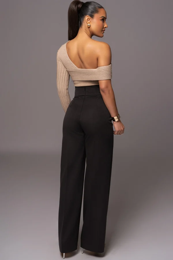 JLUXLABEL Black Novena Woven Pants