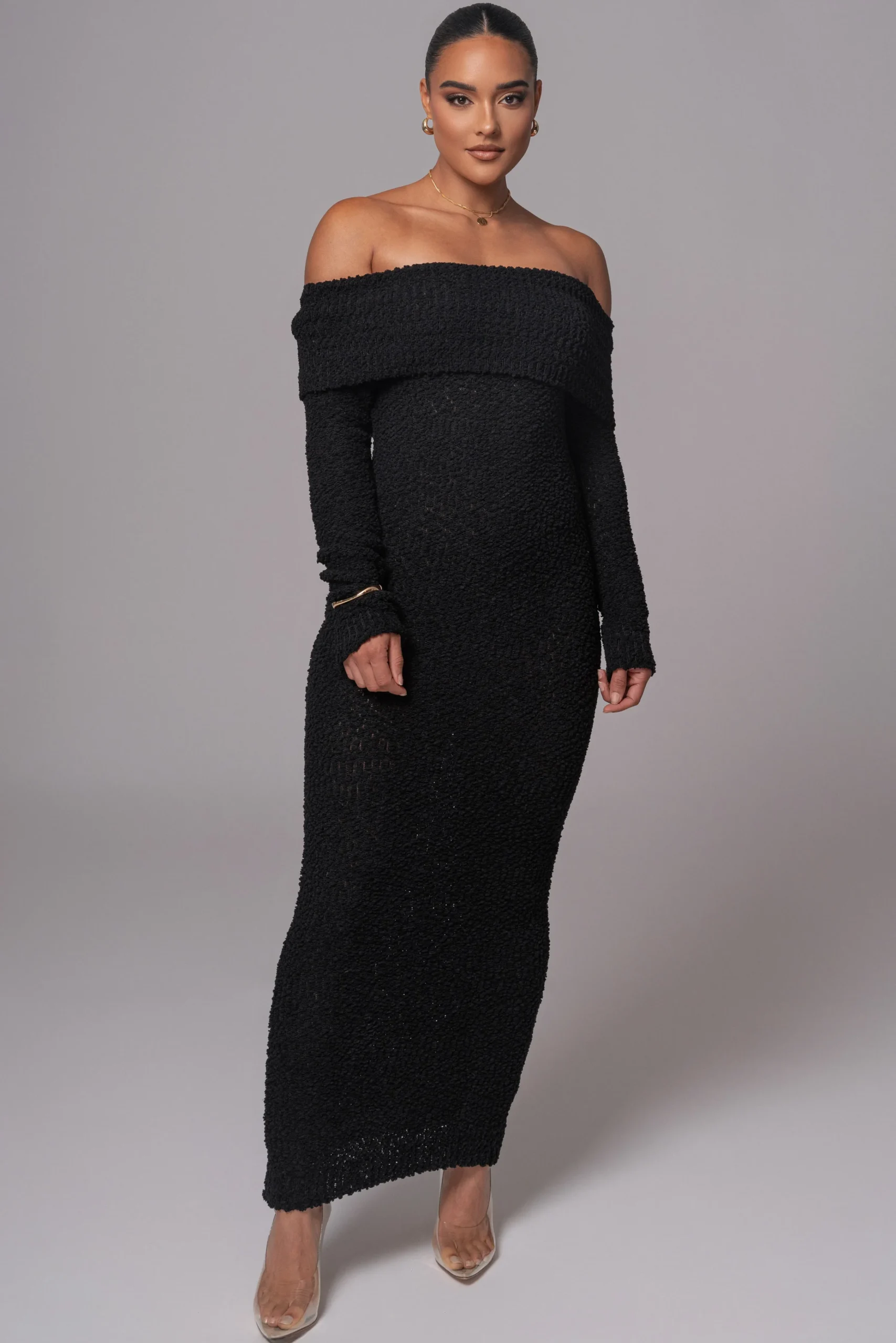 black_olivea_knit_maxi_dr_2.webp JLUXLABEL Black Olivea Knit Maxi Dress