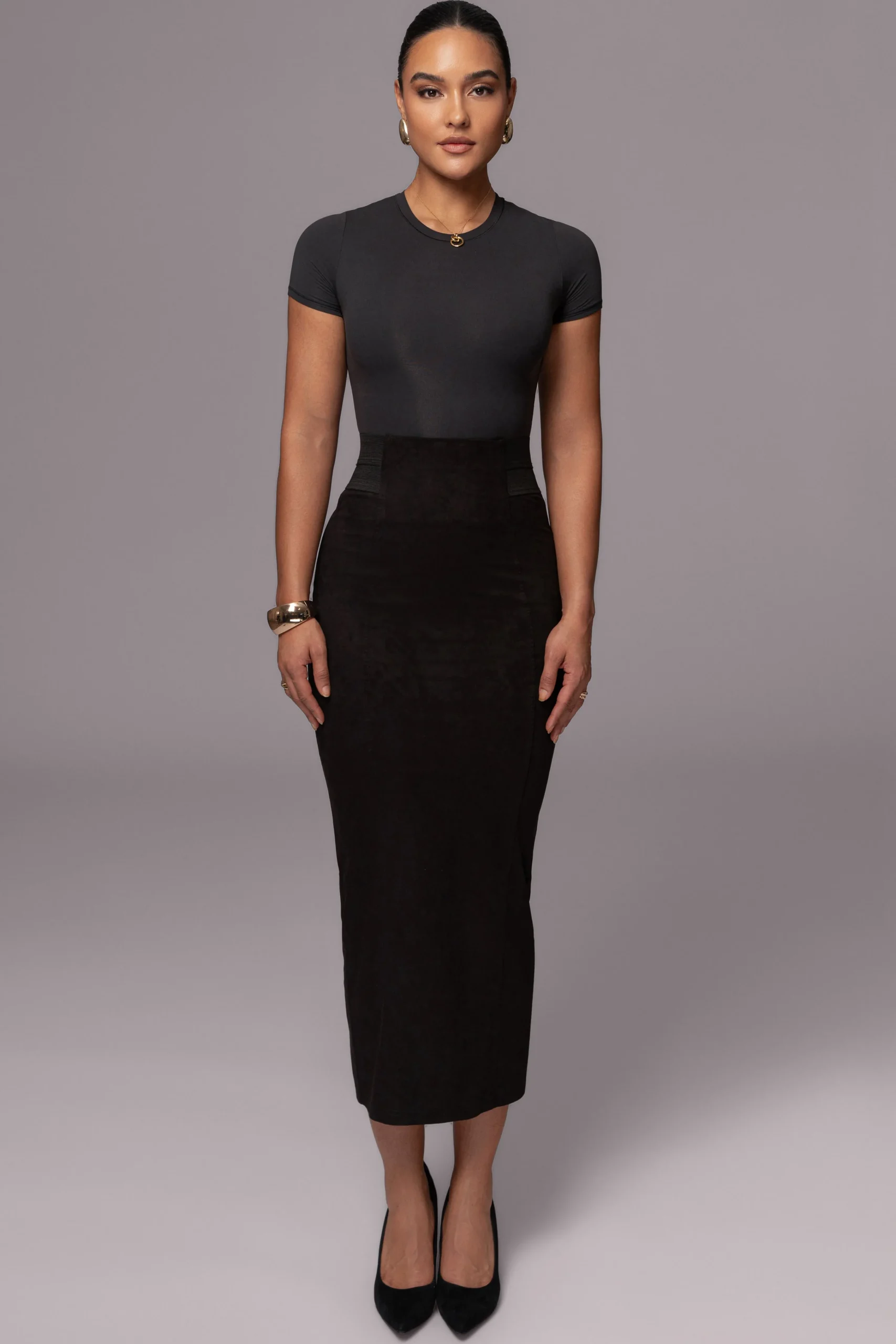black_phoenix_suede_skirt_1.webp JLUXLABEL Black Phoenix Suede Skirt