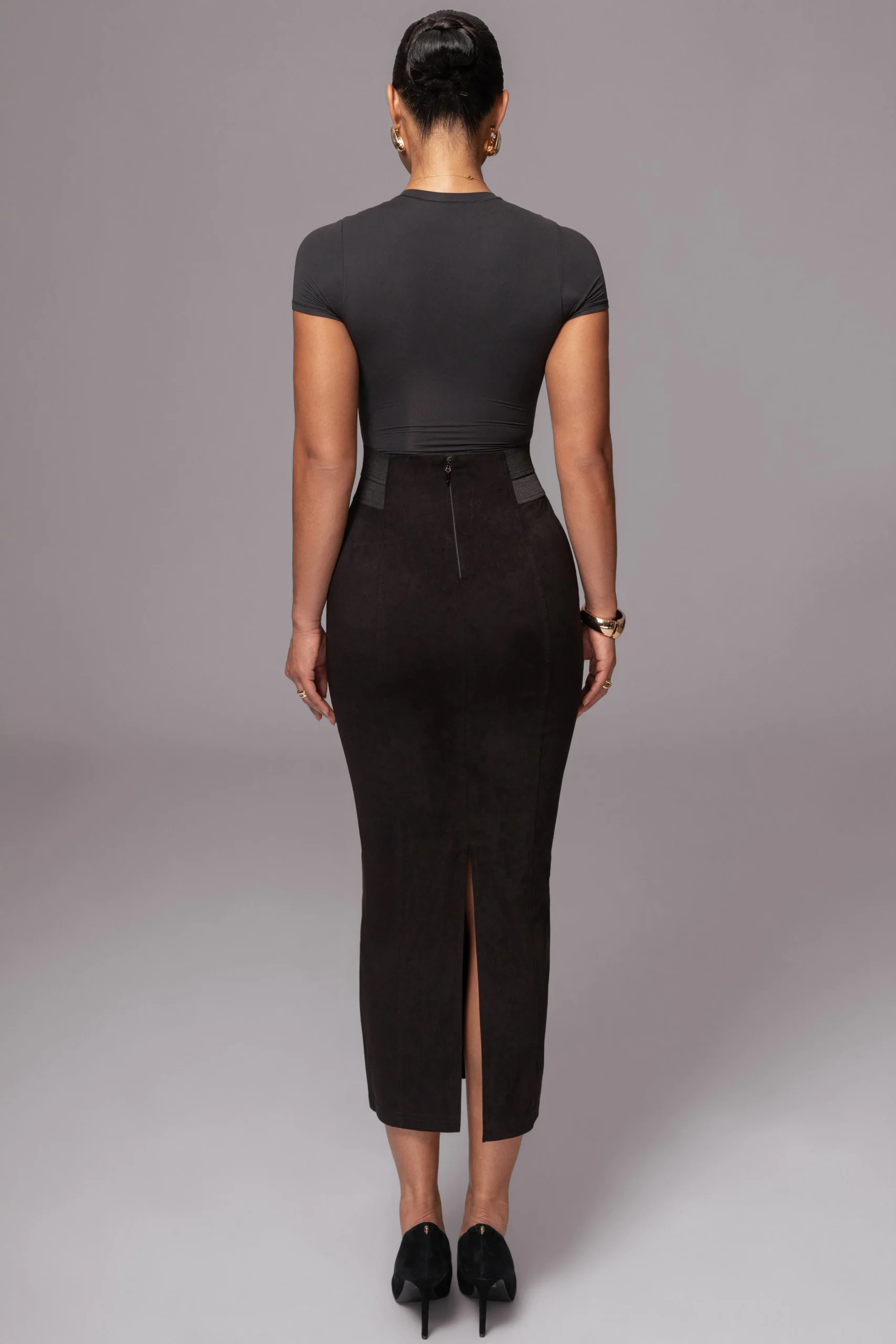 black_phoenix_suede_skirt_3.webp JLUXLABEL Black Phoenix Suede Skirt