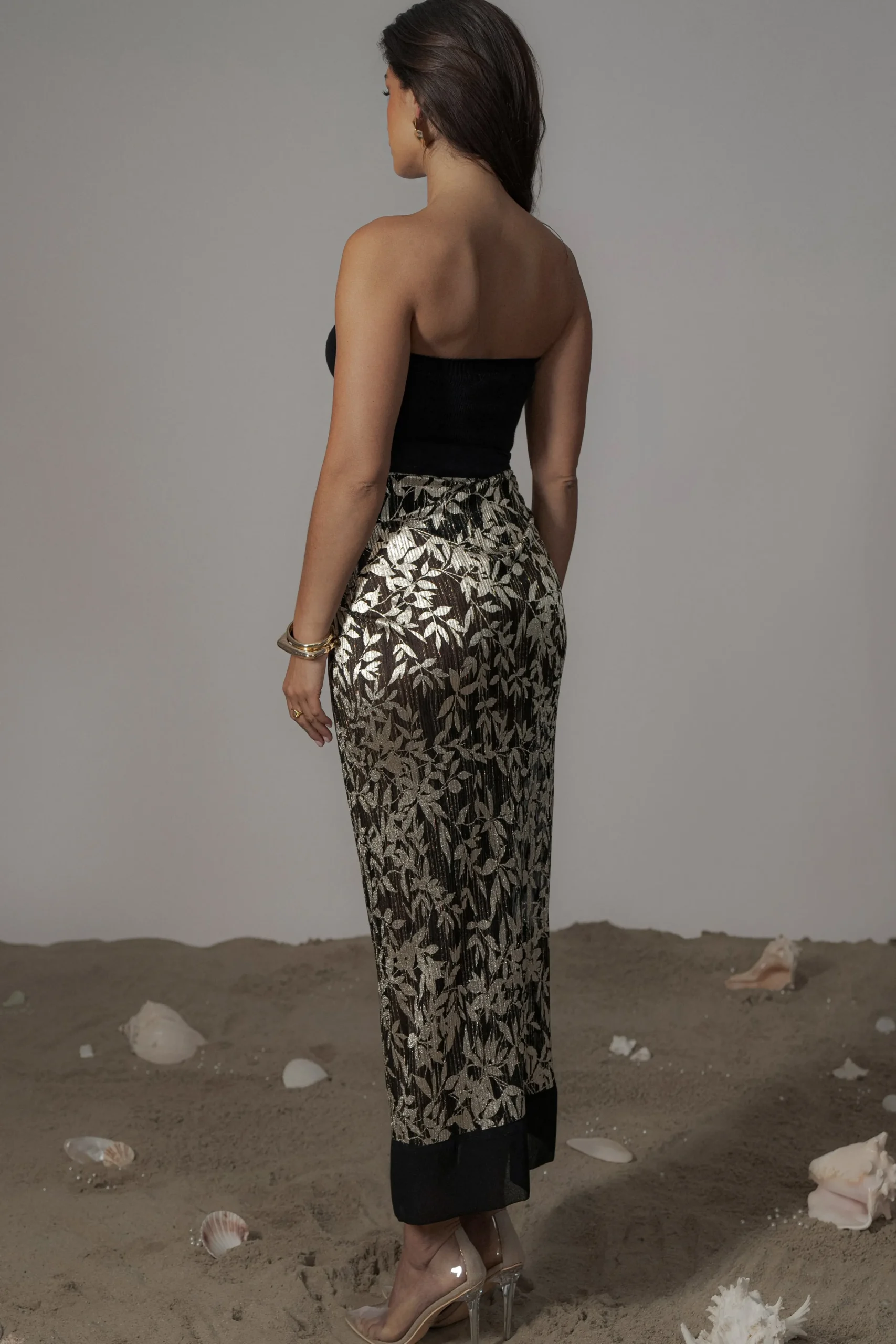 black_positano_printed_sa_5.webp JLUXLABEL Black Positano Printed Sarong Skirt