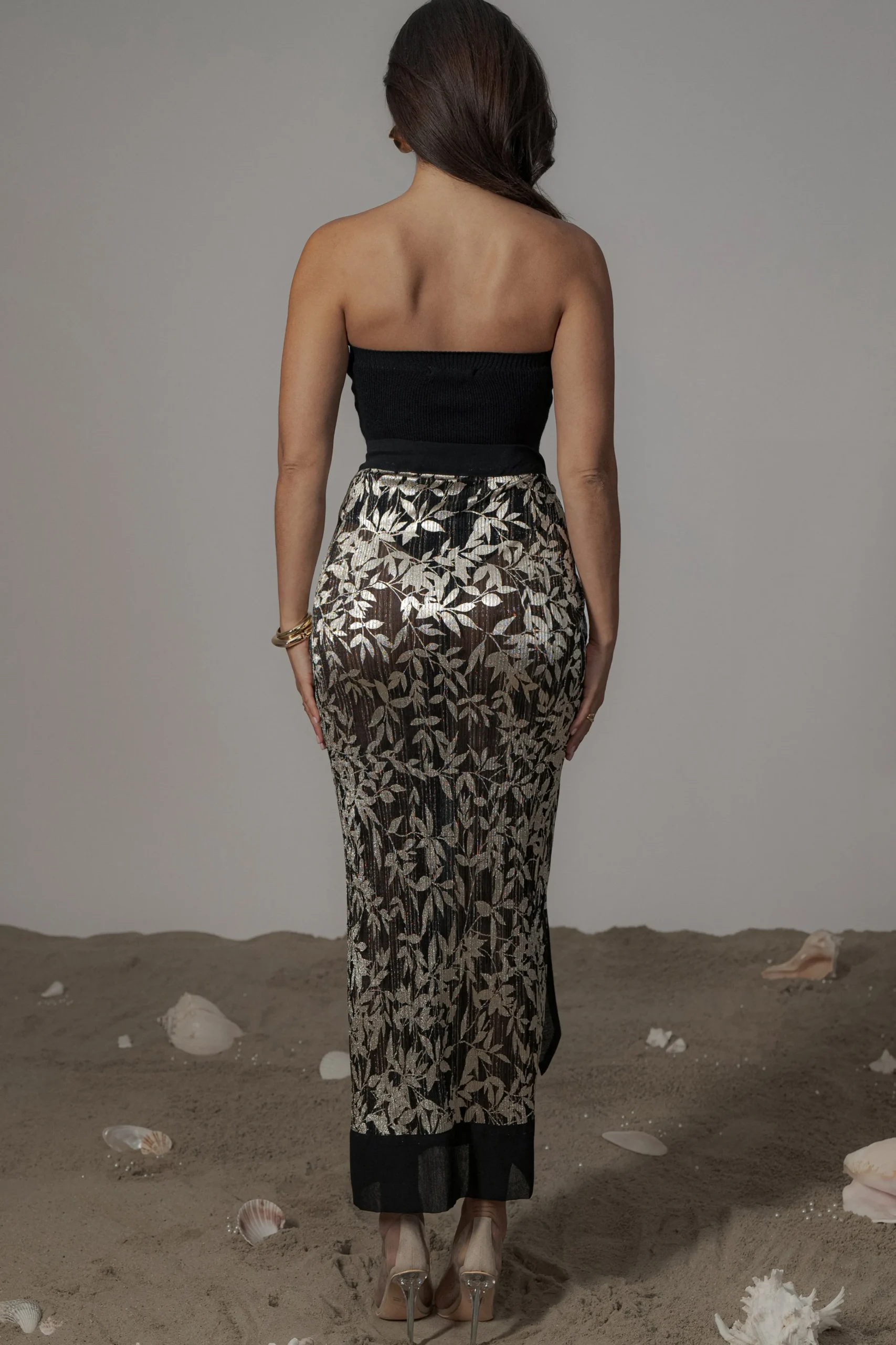 black_positano_printed_sa_7.webp JLUXLABEL Black Positano Printed Sarong Skirt