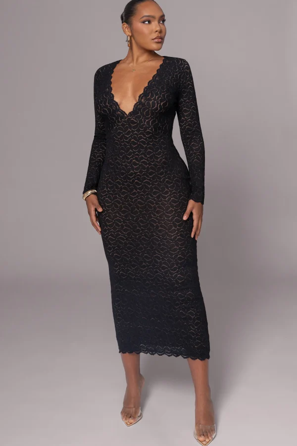 JLUXLABEL Black Reunited Maxi Dress