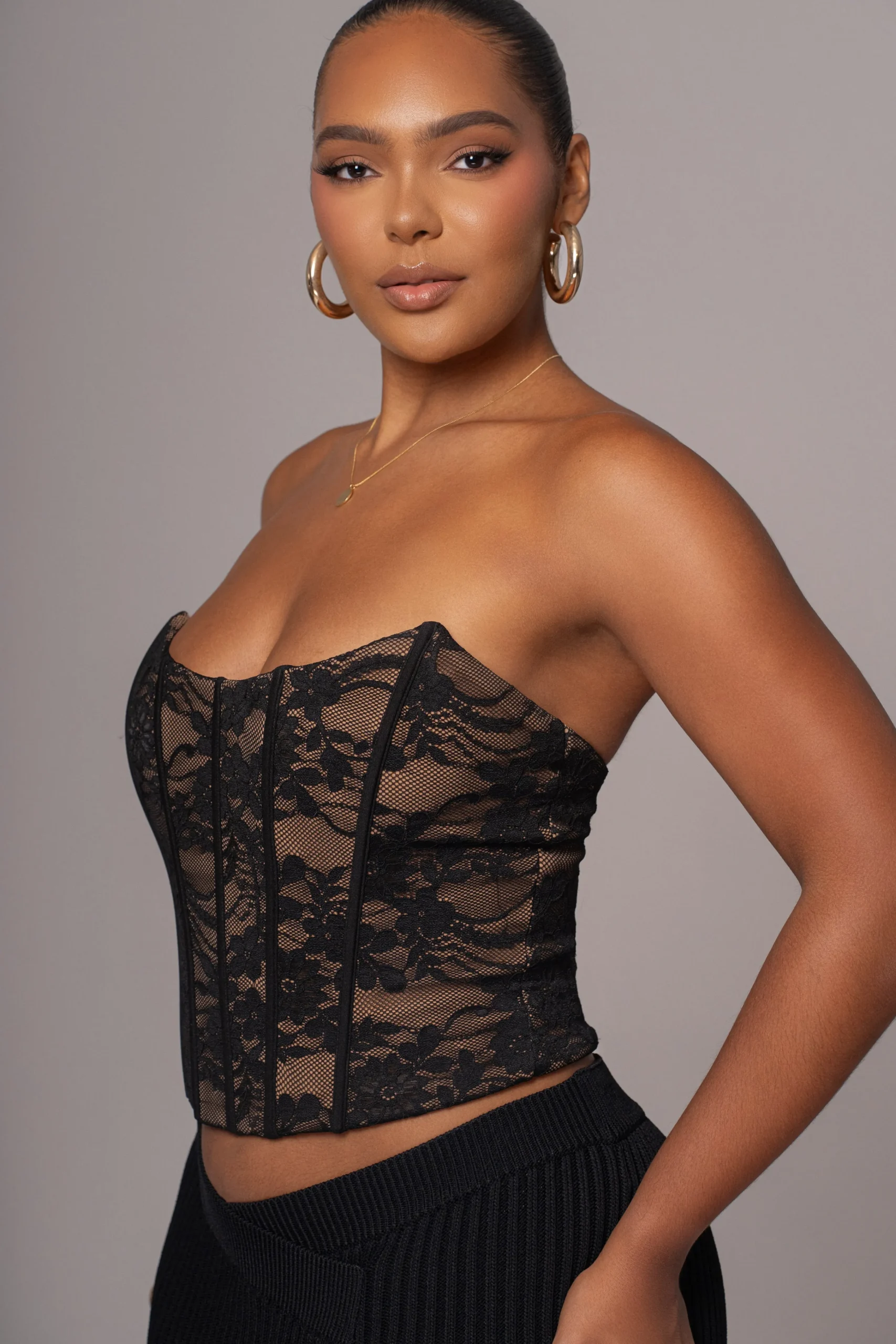 black_rosemere_lace_top_2.webp JLUXLABEL Black Rosemere Lace Top