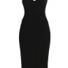 JLUXLABEL Black Secret Hideout Linen Dress