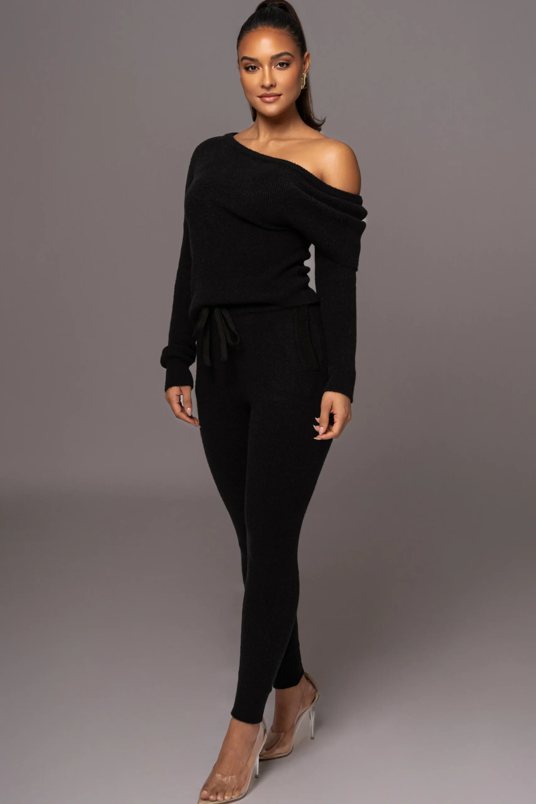 black_sedona_knit_pant_se_5.webp JLUXLABEL Black Sedona Knit Pant Set