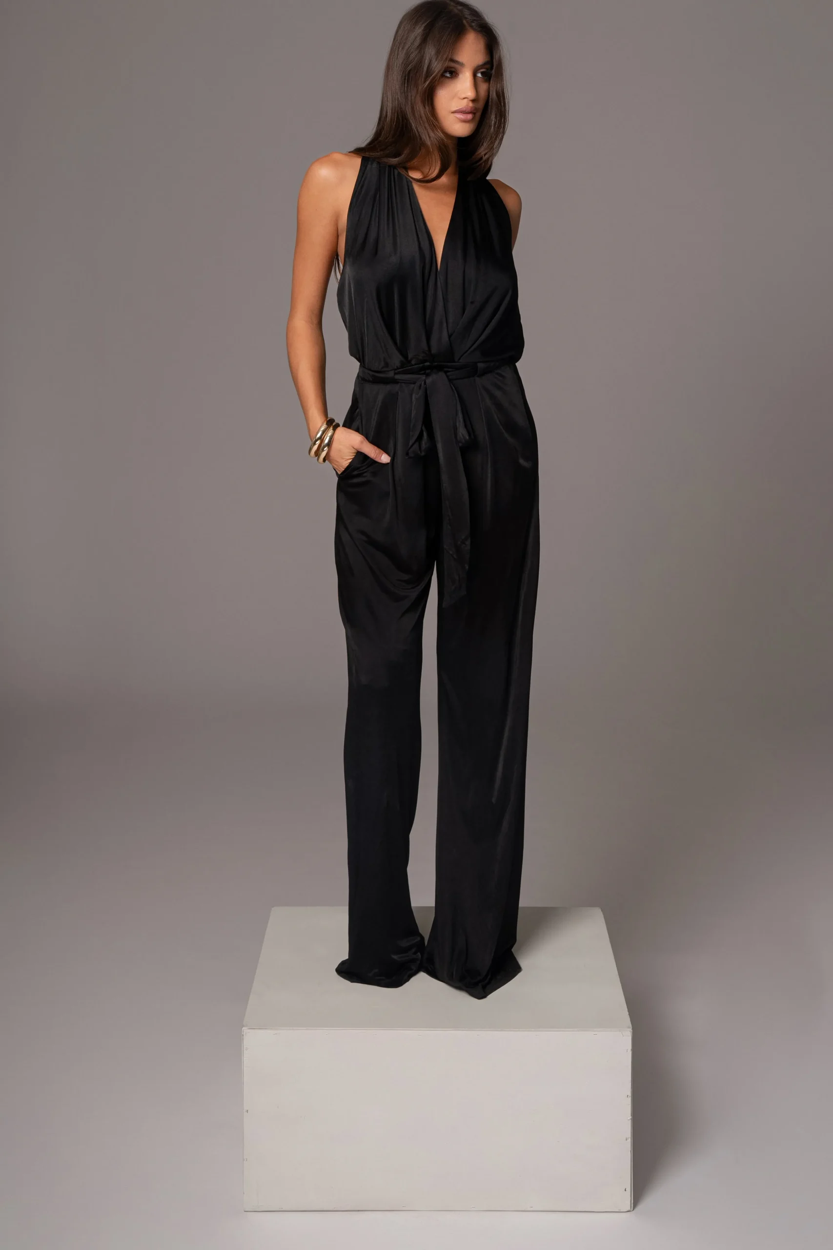 black_slinky_halter_belte_4.webp JLUXLABEL Black Slinky Halter Belted Jumpsuit