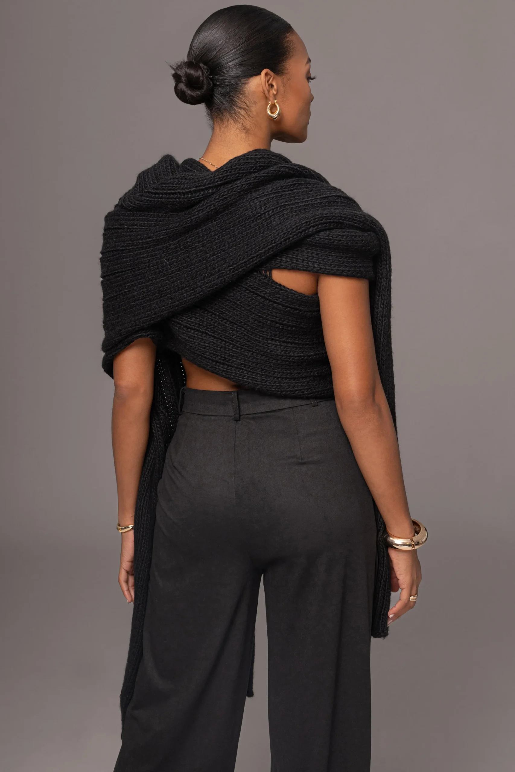 black_soft_life_cable_kni_10.webp JLUXLABEL Black Soft Life Cable Knit Sweater Top