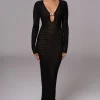 JLUXLABEL Black Sol Sweater Knit Dress