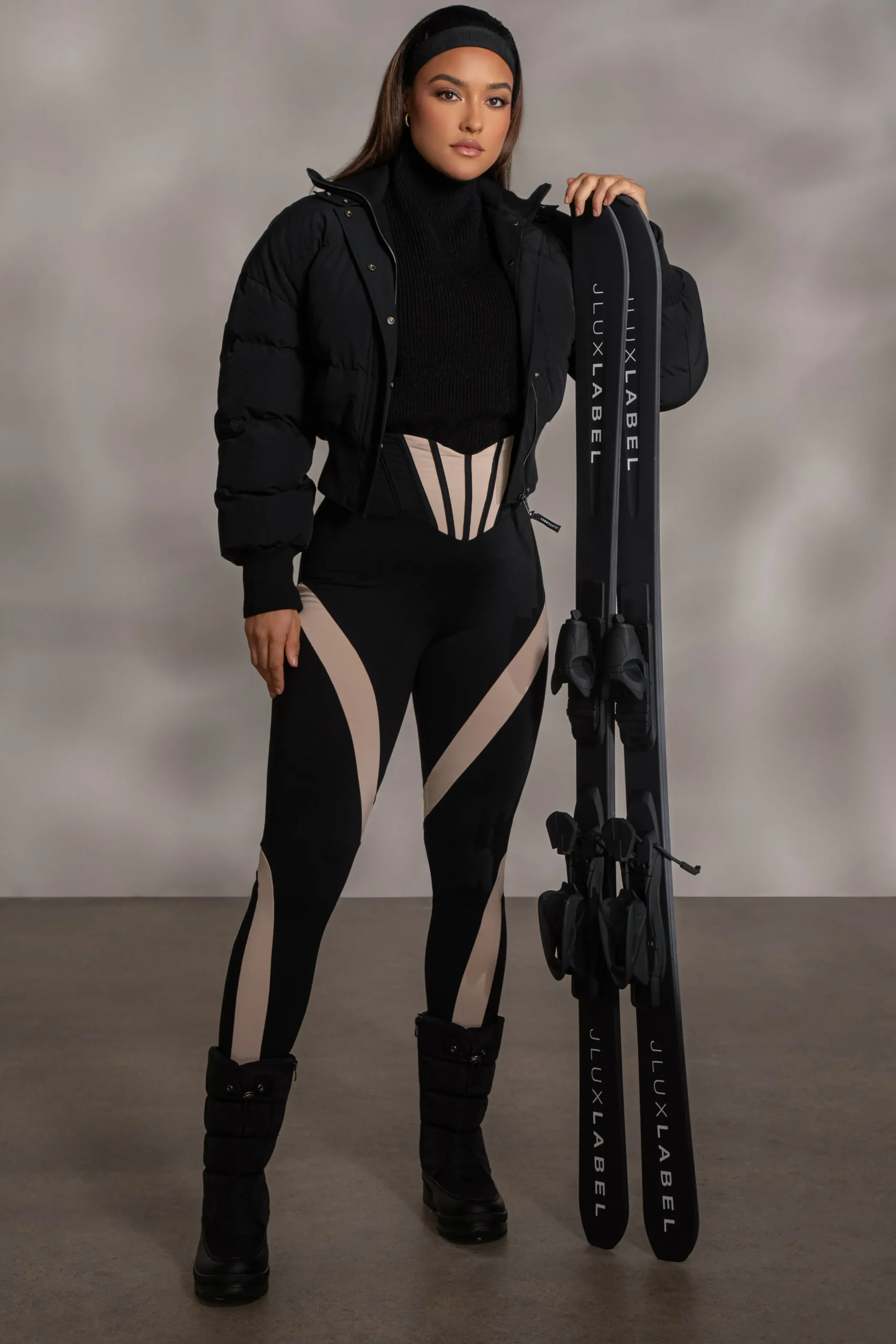 black_stassie_ribbed_jack_10.webp JLUXLABEL Black Stassie Ribbed Jacket