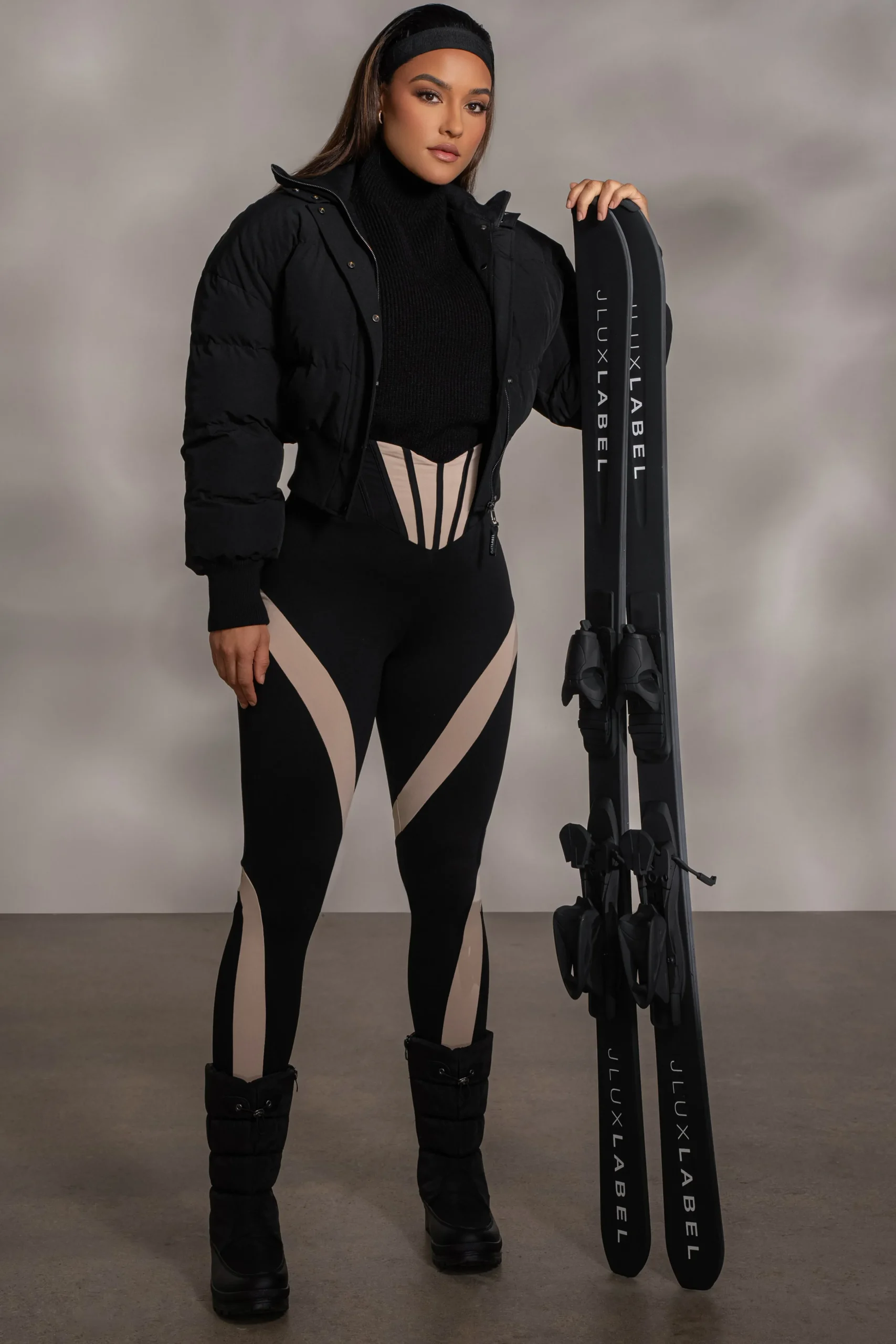 black_stassie_ribbed_jack_5.webp JLUXLABEL Black Stassie Ribbed Jacket