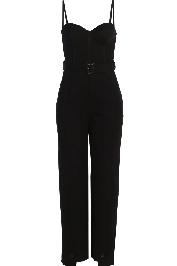JLUXLABEL Black Sweetheart Aroma Jumpsuit