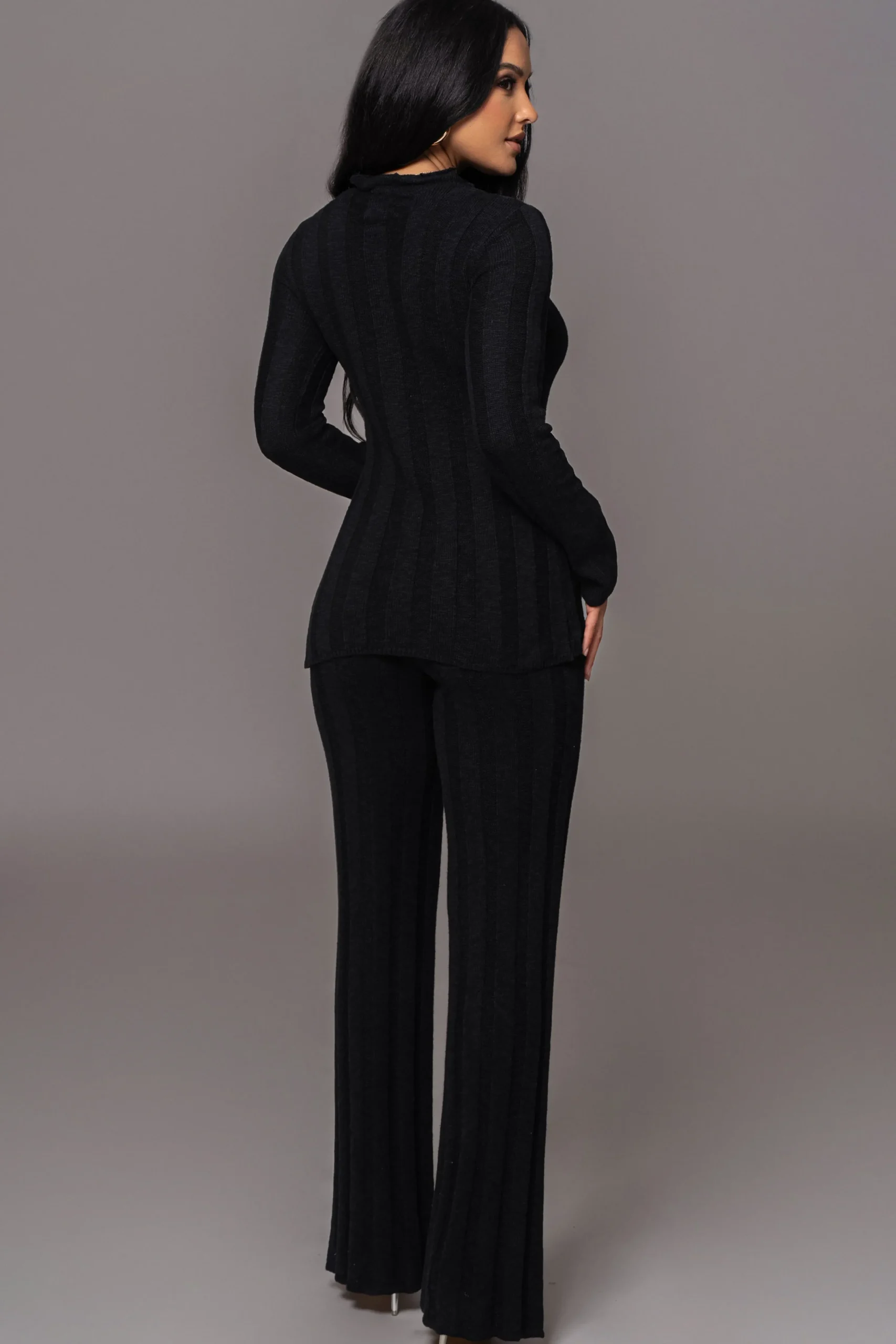black_take_a_chance_ribbe_10.webp JLUXLABEL Black Take A Chance Ribbed Pant Set