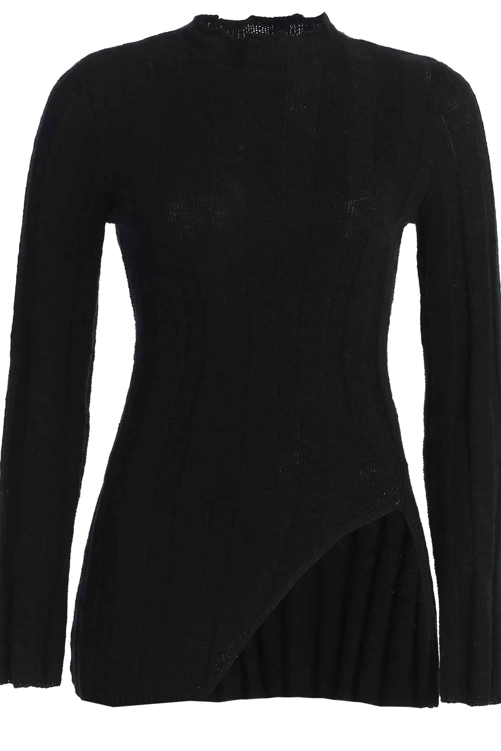 black_take_a_chance_ribbe_2.webp JLUXLABEL Black Take A Chance Ribbed Pant Set