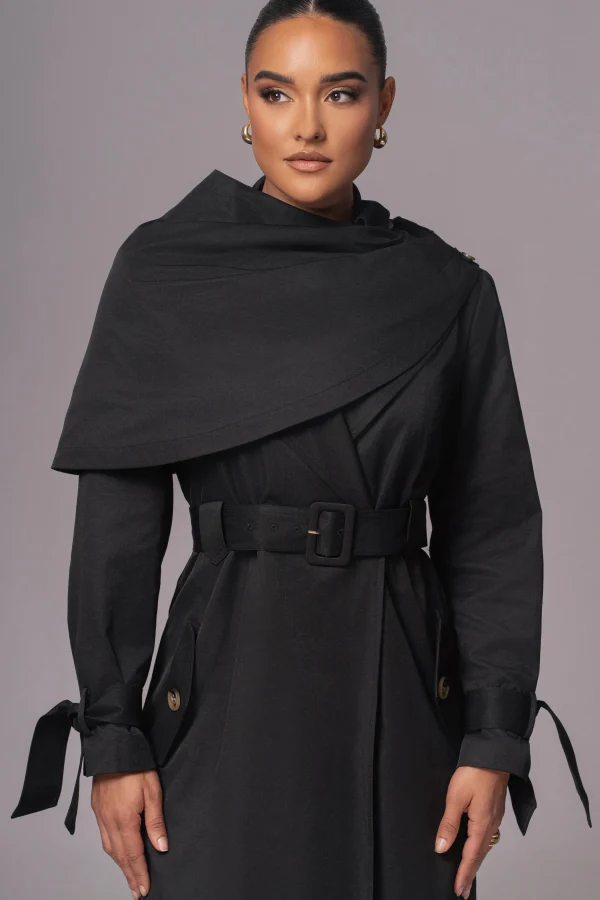 JLUXLABEL Black The Classic Trench Coat