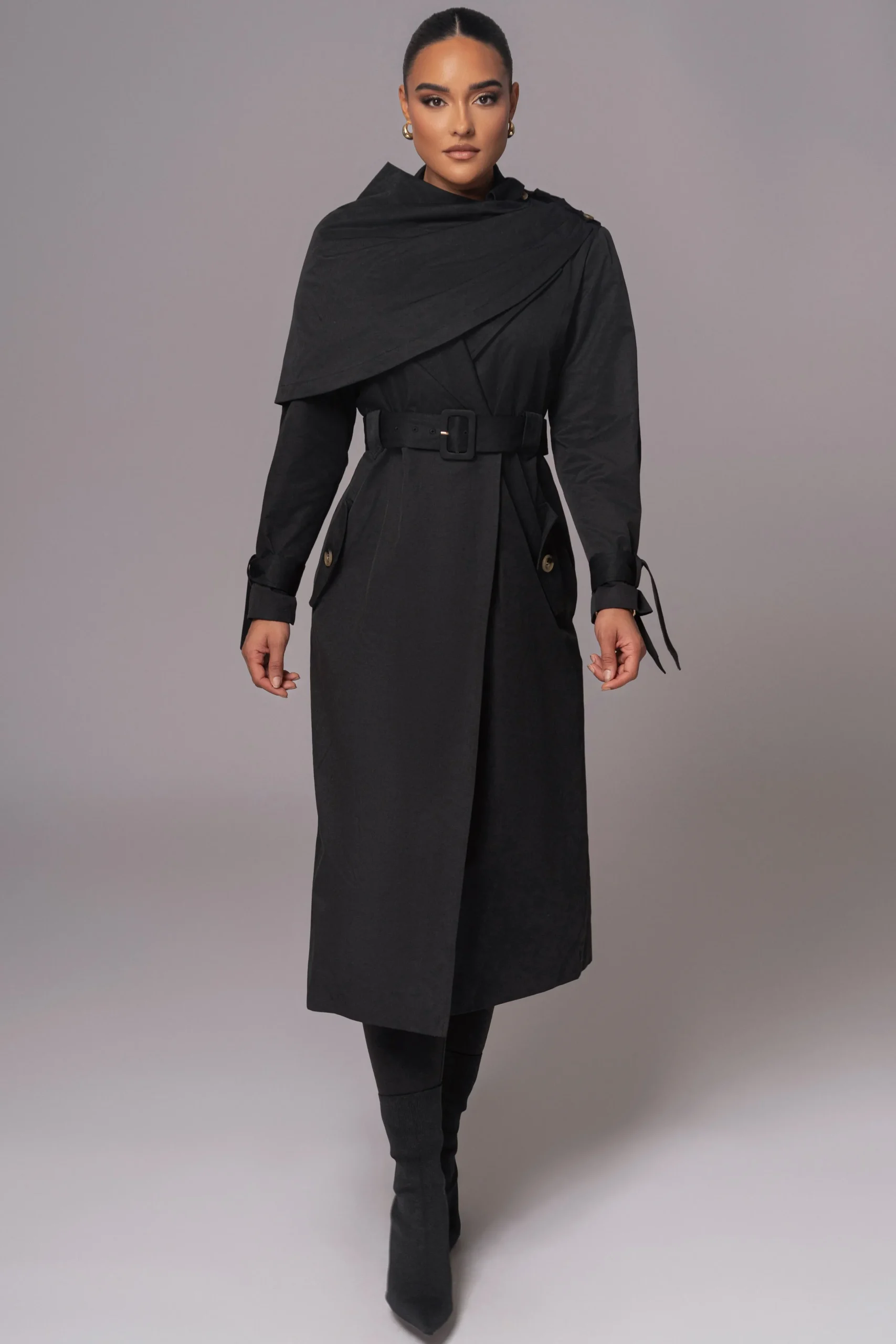 black_the_classic_trench__5.webp JLUXLABEL Black The Classic Trench Coat