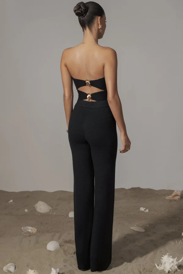 JLUXLABEL Black Tropic Oasis Top