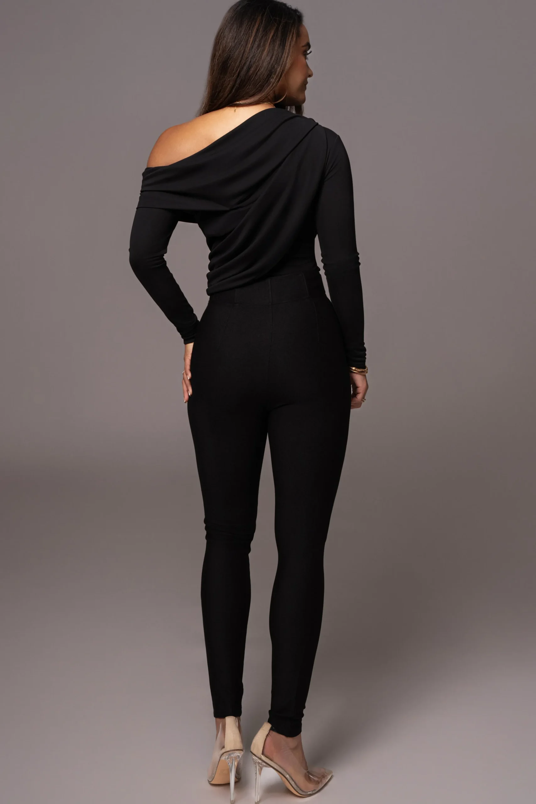 black_ultra_high_neck_bod_6.webp JLUXLABEL Black Ultra High Neck Bodysuit
