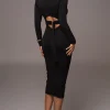 JLUXLABEL Black Under Your Spell Dress