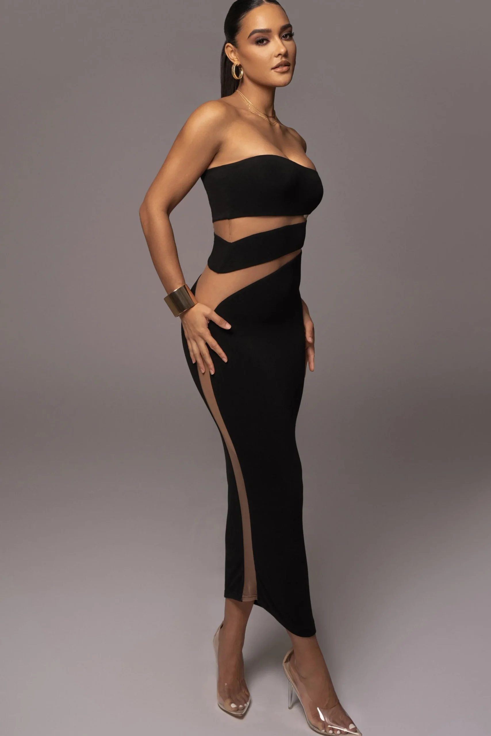 black_unpredictable_midi__2.webp JLUXLABEL Black Unpredictable Midi Dress