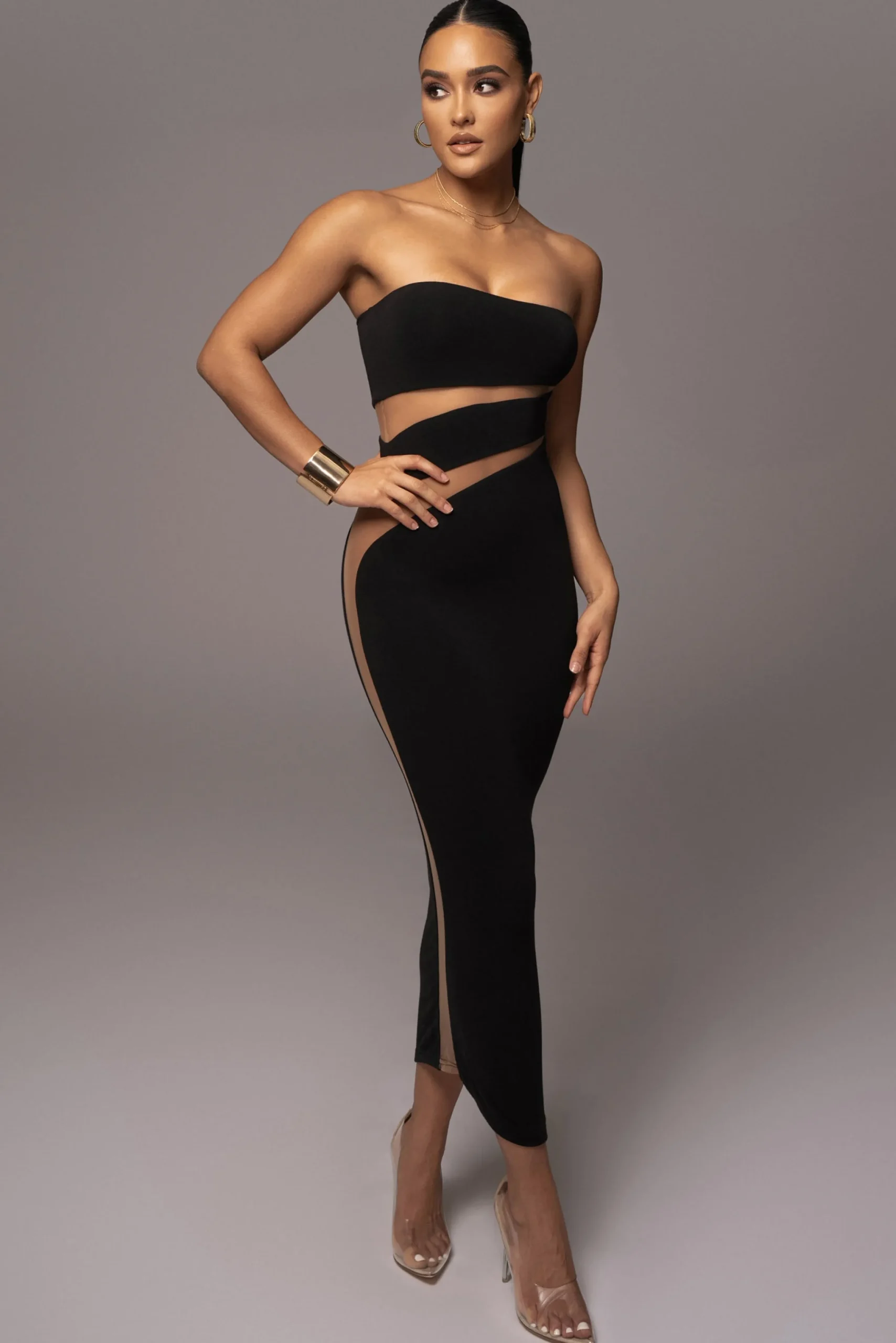 black_unpredictable_midi__6.webp JLUXLABEL Black Unpredictable Midi Dress